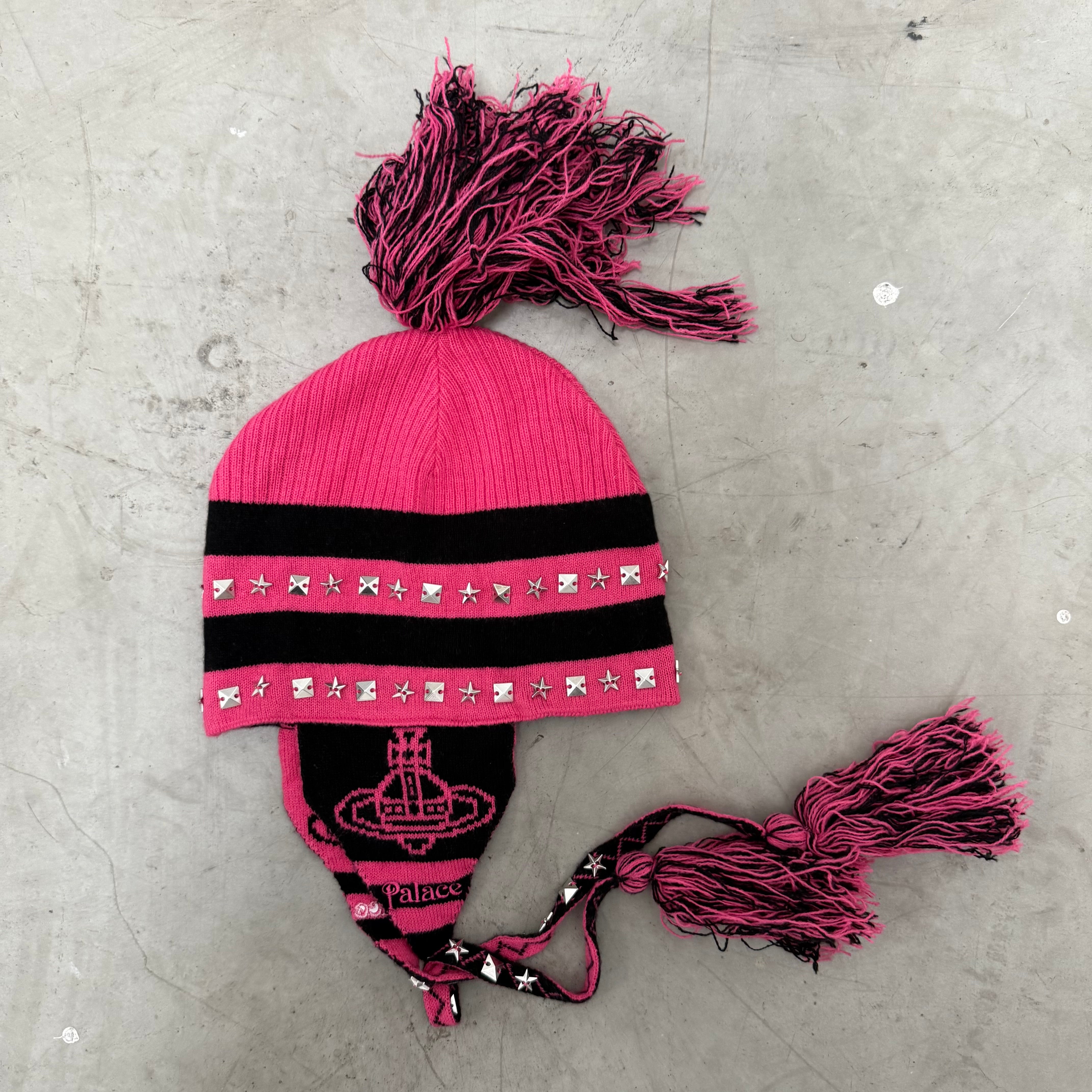 帽子 PALACE VIVIENNE WESTWOOD ORB BEANIE Palace Vivienne Westwood Jersey Beanie Indigo - Palace