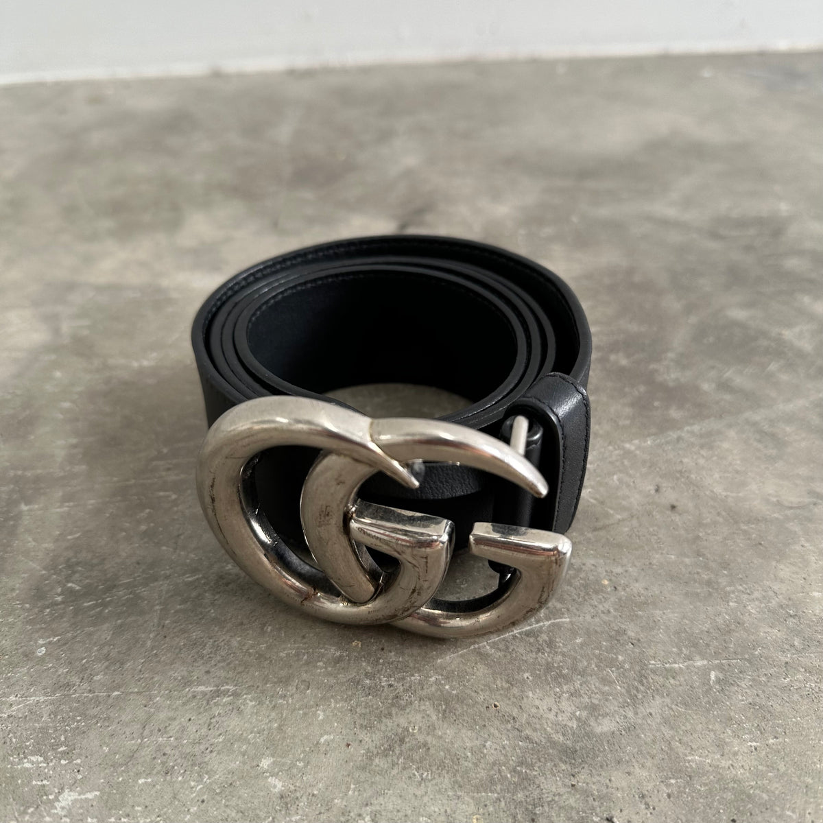 Gucci Black Belt 80cm 2024