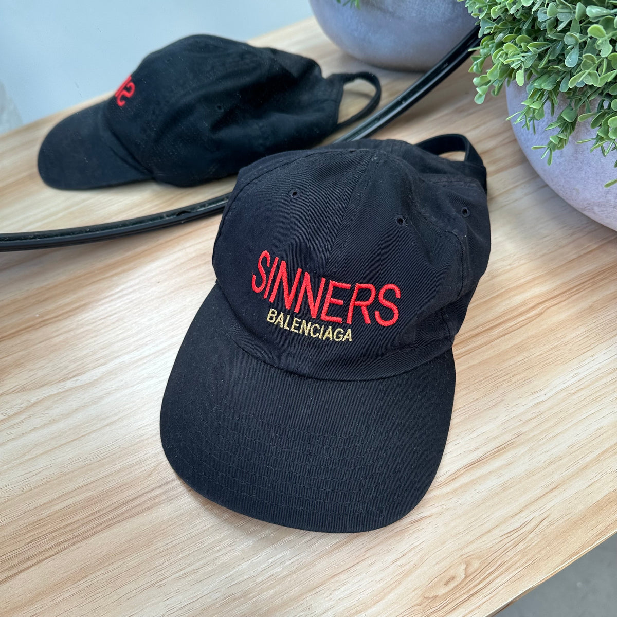 Balenciaga Sinners Embroidered Cap – Curated by Charbel