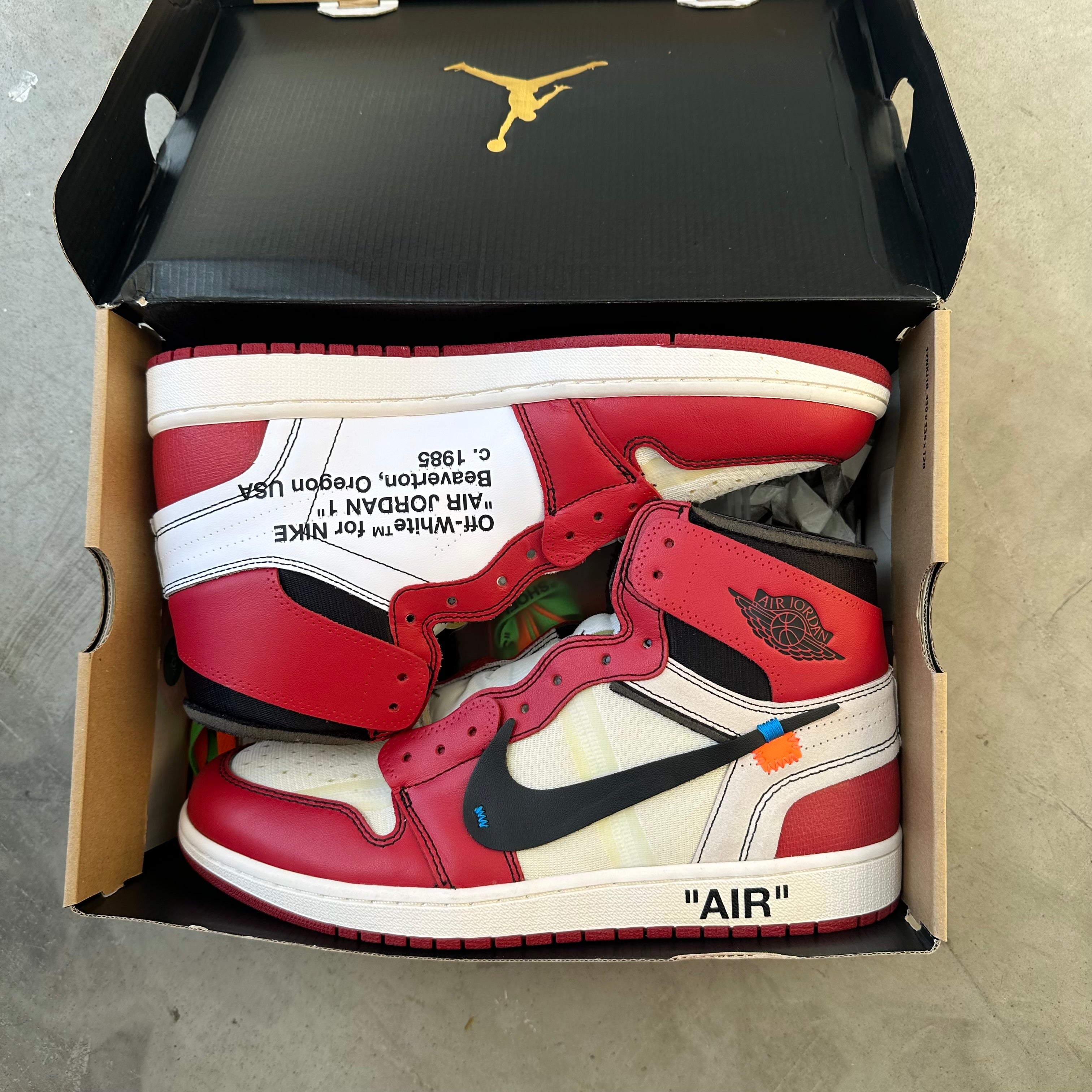 Air Jordan Off White White Box Jordan Retro High Off-White Chicago