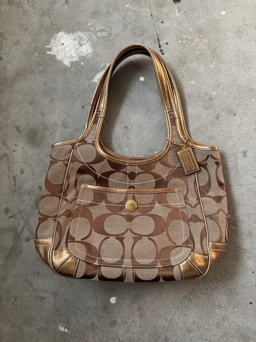 COACH Ergo Signature Patchwork
Shoulder Tote Bag Purse