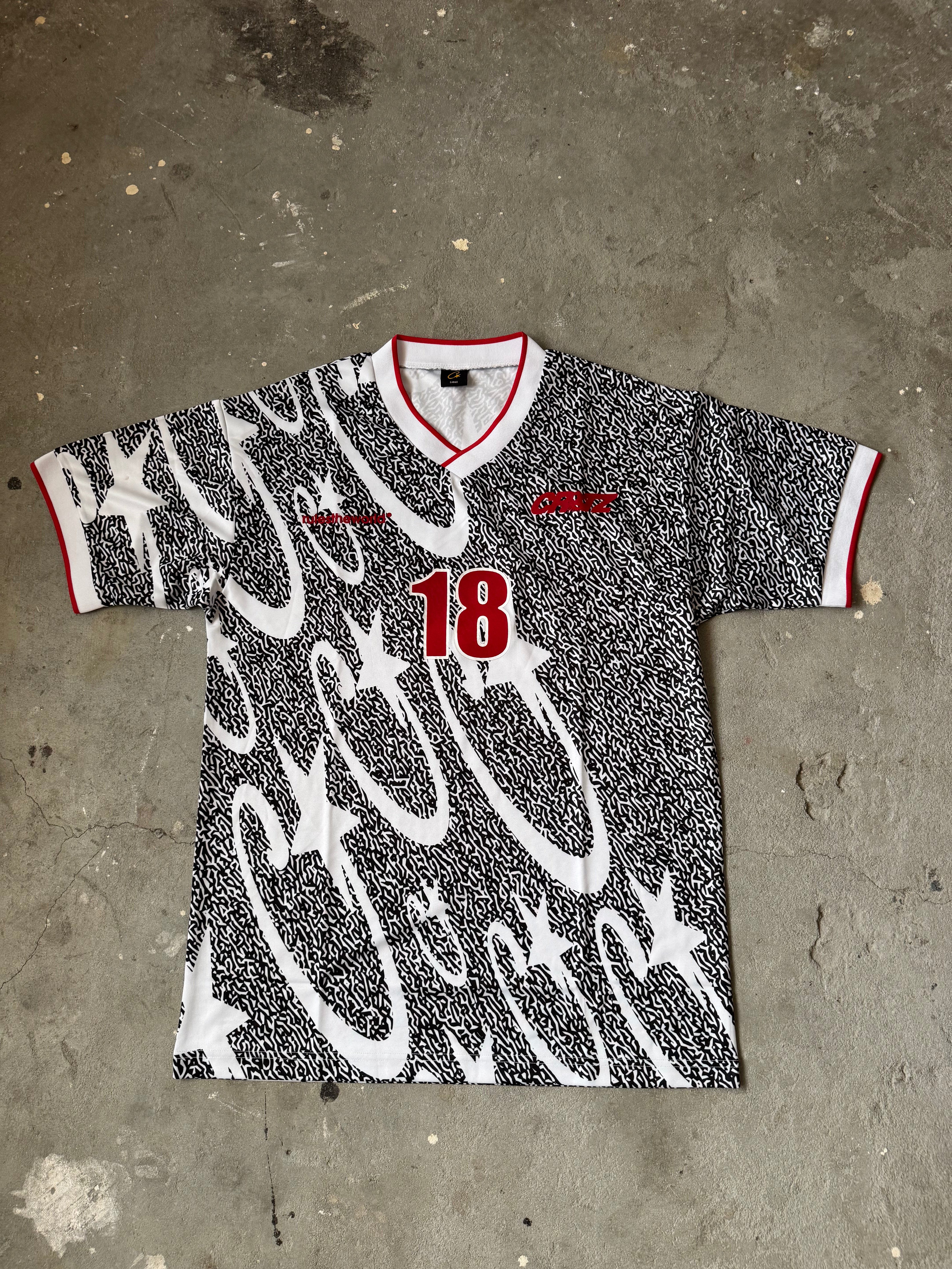 シャツ corteiz STELLATIONS FOOTBALL JERSEY Corteiz Stellations Football Jersey Black Men's - SS24 - US
