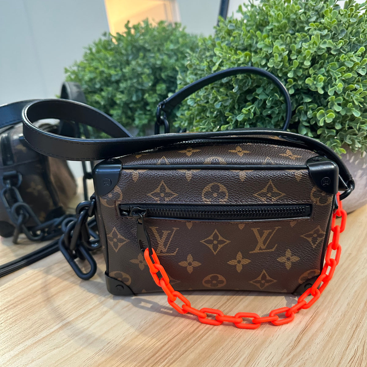 Louis Vuitton Mini Soft Trunk Monogram Brown/Orange – Curated by Charbel