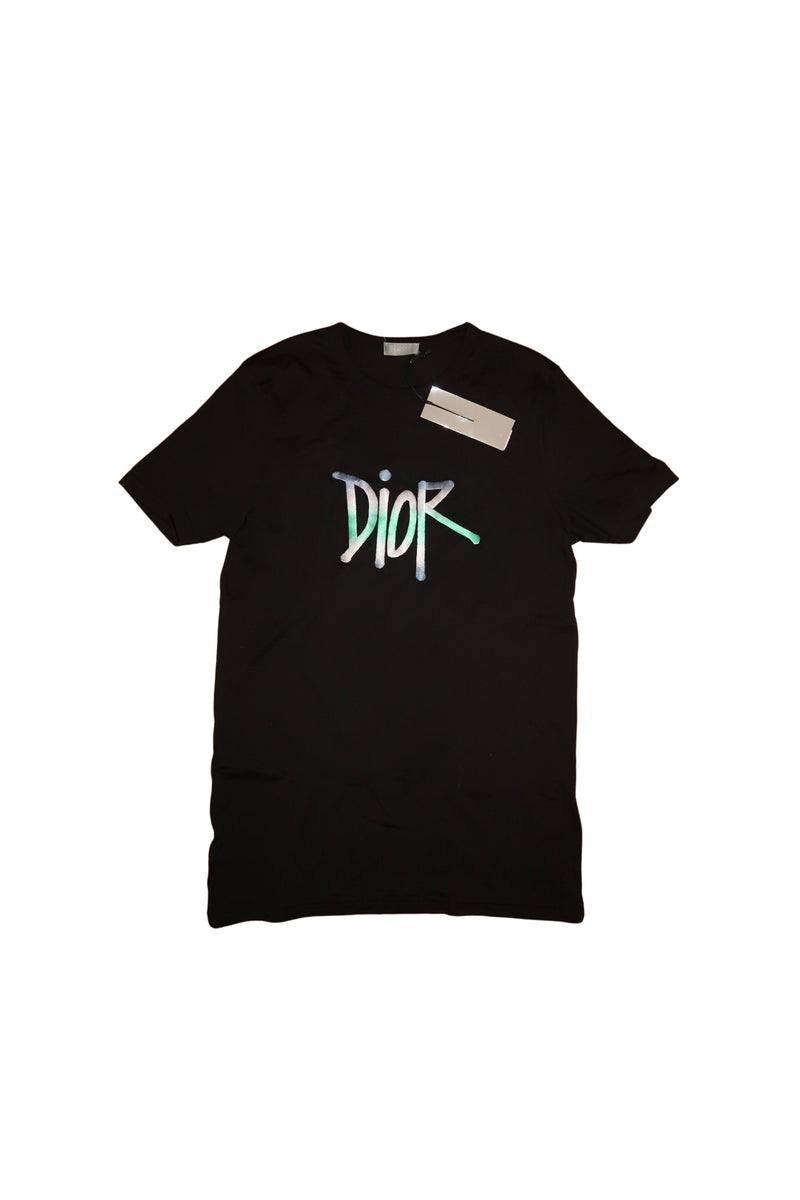 Dior x Shawn Stussy Logo T-Shirt Size Small – Curated by