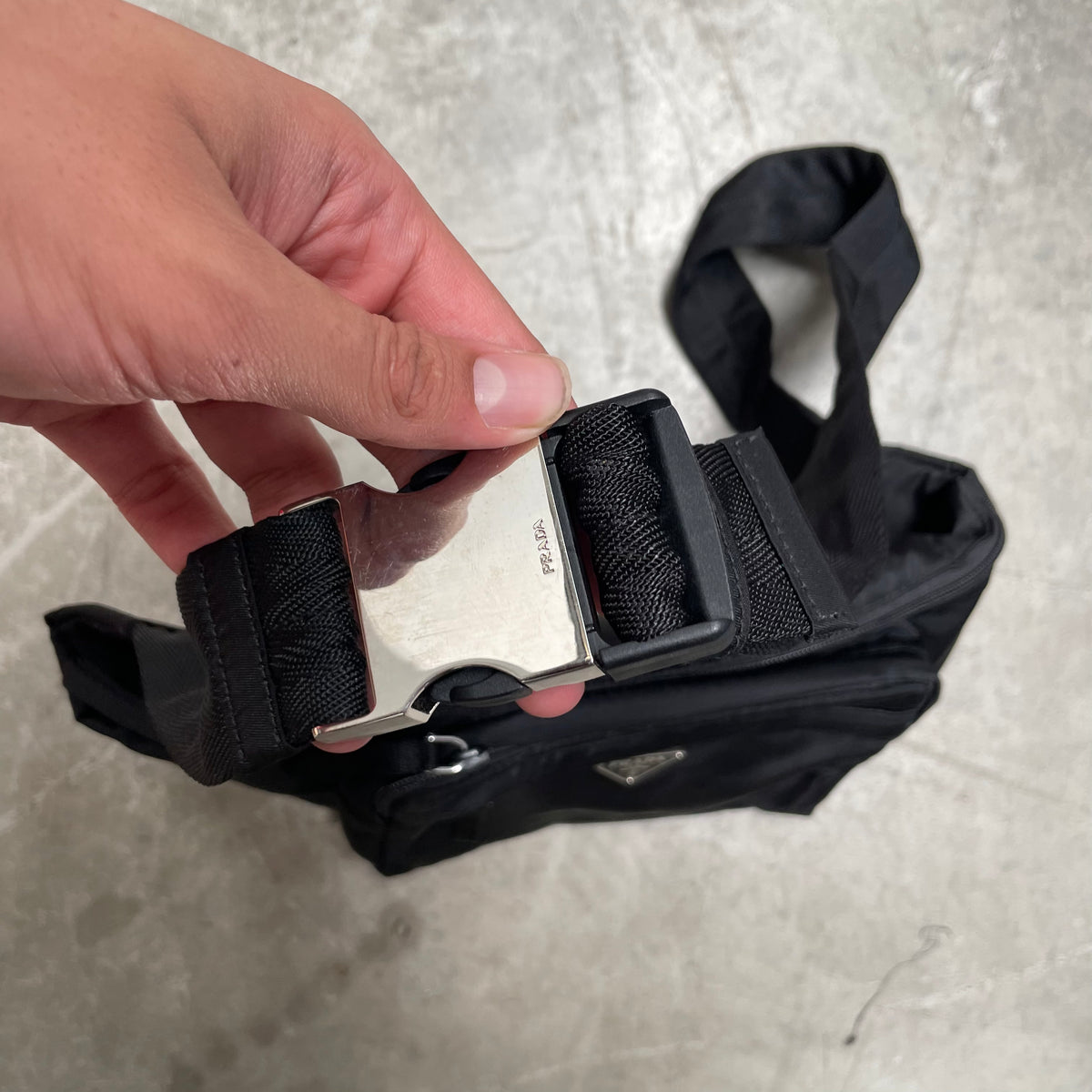 Prada Nylon Black Belt / Bum Bag – Curated by Charbel