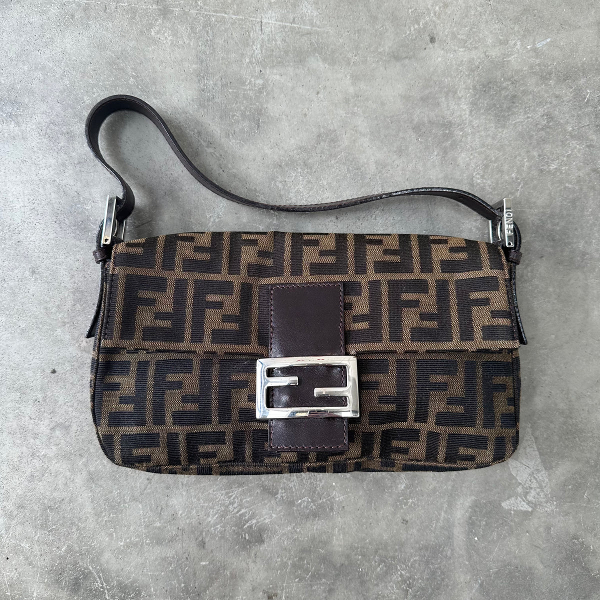 Fendi Mini Pochette Shoulder Bag Canvas – Curated by Charbel