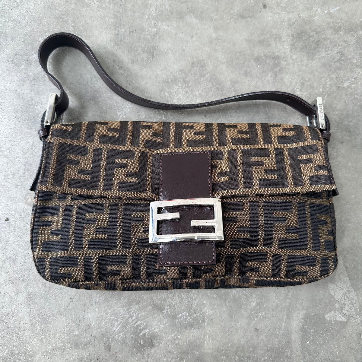 Fendi Mini Pochette Shoulder Bag Canvas – Curated by Charbel