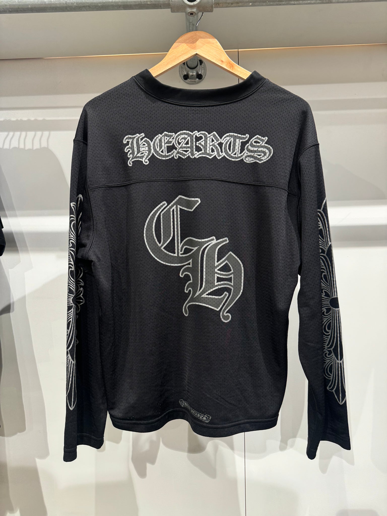 Chrome Hearts Mesh Jersey Black Longsleeve (Size M)