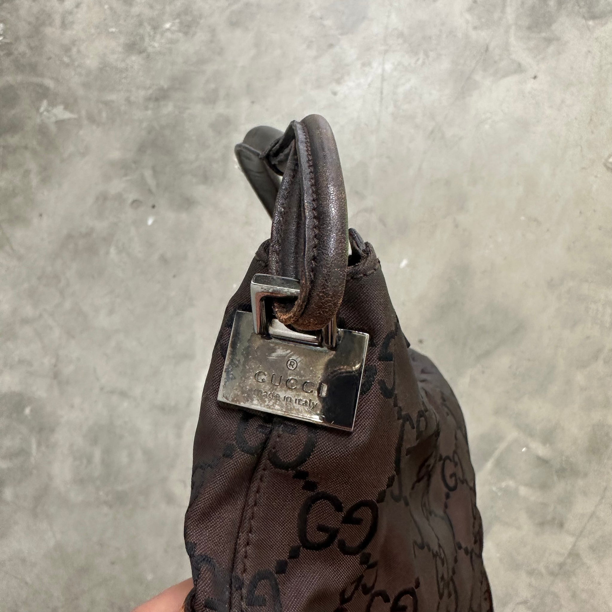 Gucci Brown GG Print Shoulder Bag