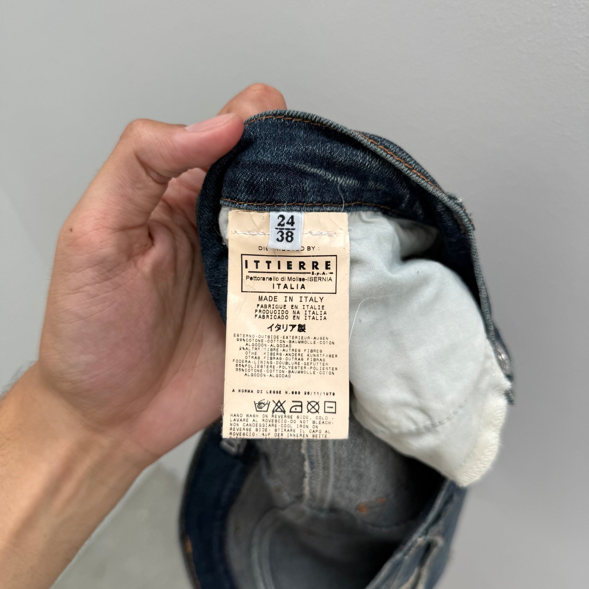Vintage Dolce and Gabanna Denim Skirt (Size 24)