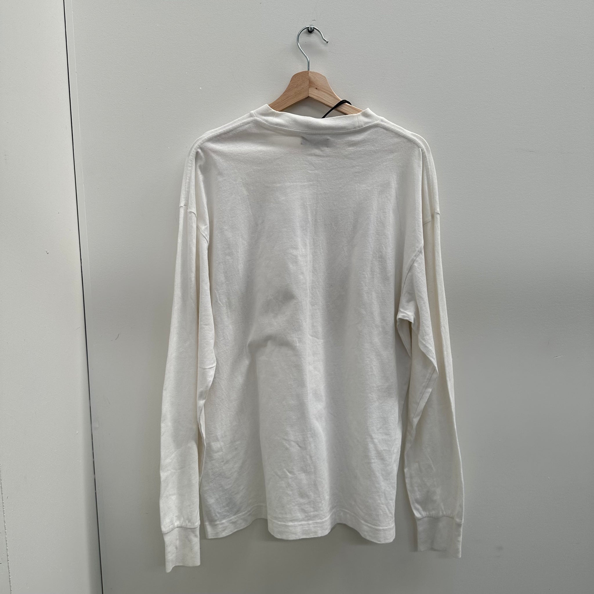 Palm Angels White Playboi Carti Edition Long Sleeve Die Punk T-Shirt (Size L)