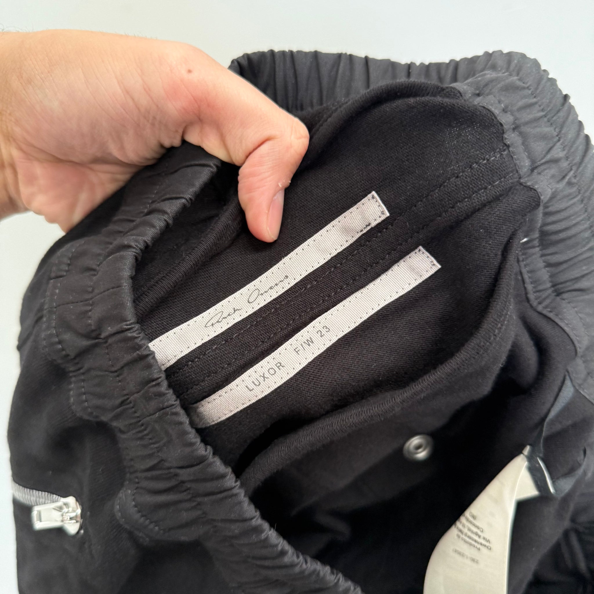 Rick Owens FW23 Drawstring Cotton Pants (IT48)