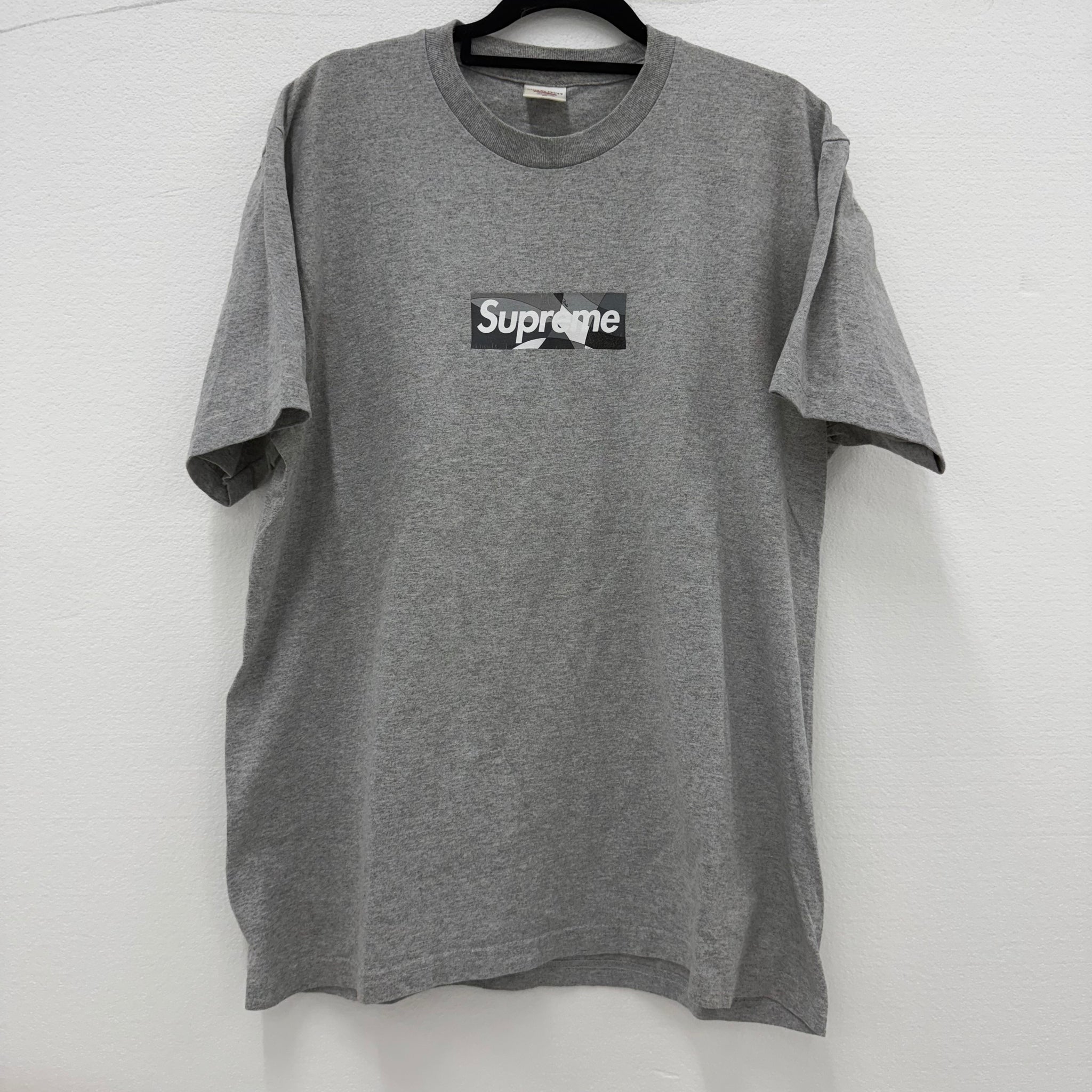 Supreme Emilio Pucci Box Logo Tee Grey Size L