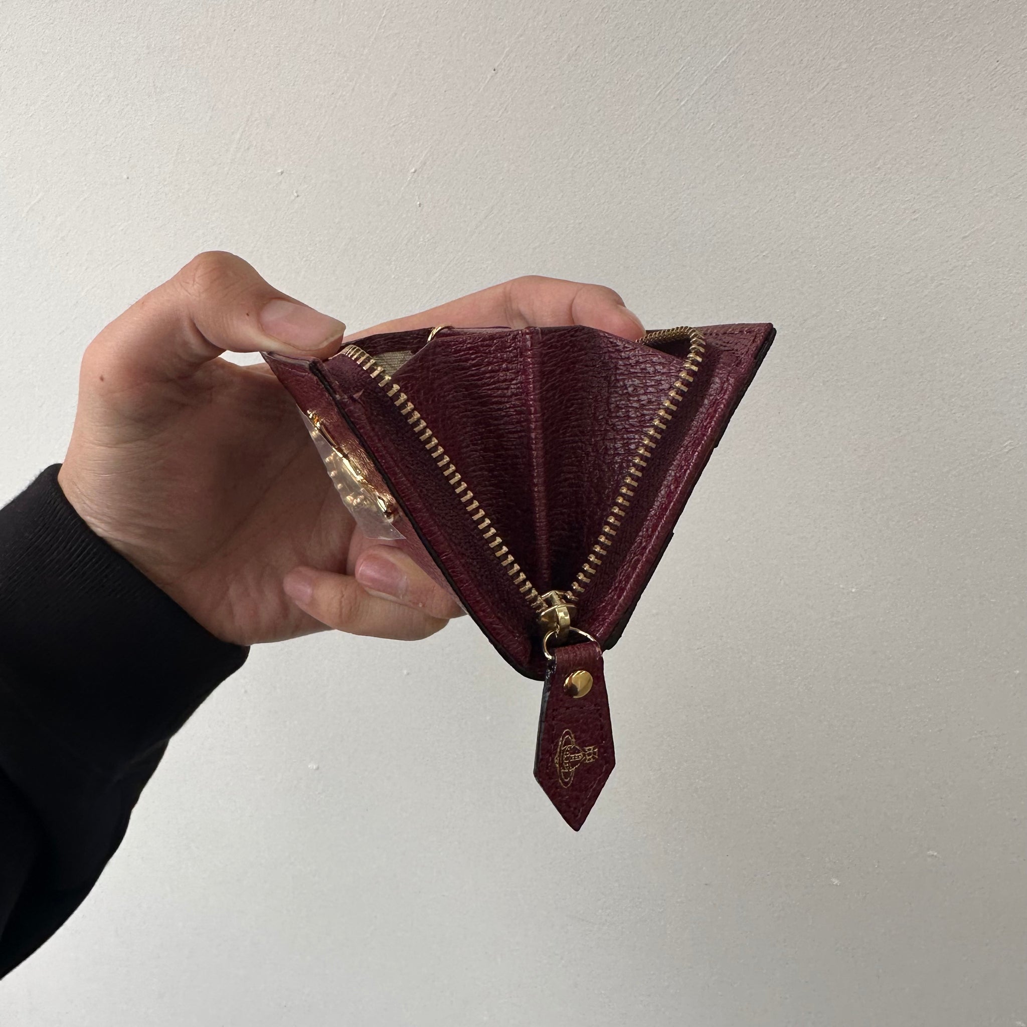 Vivienne Westwood Zip Around Red Wallet