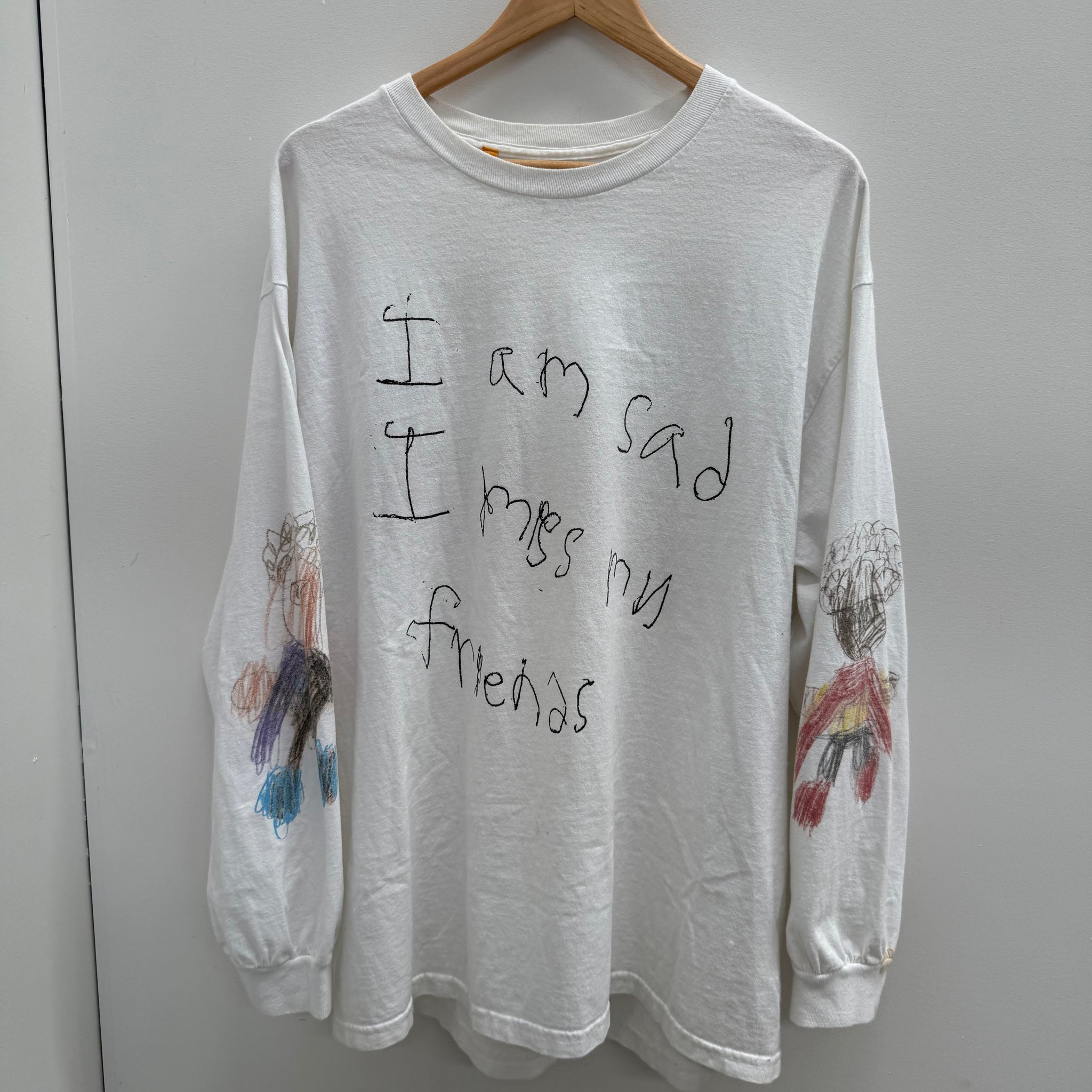 Gallery Dept I Miss My Friends L/S Tee White (Size L)