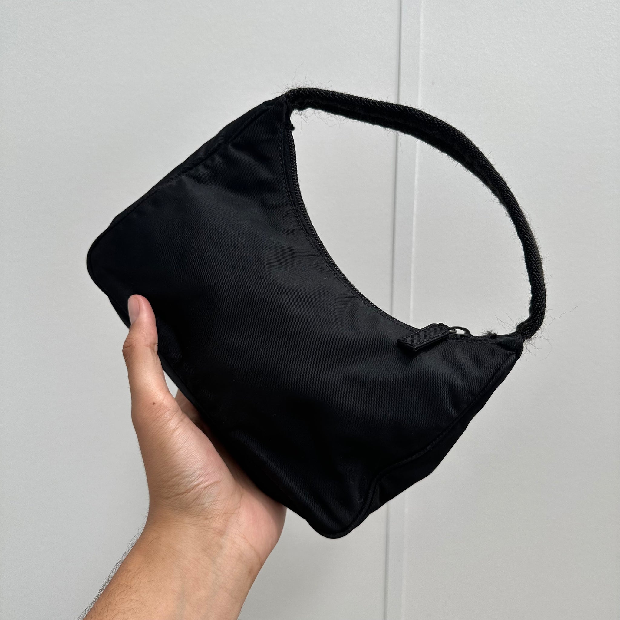 Prada Hobo Shoulder Bag Black