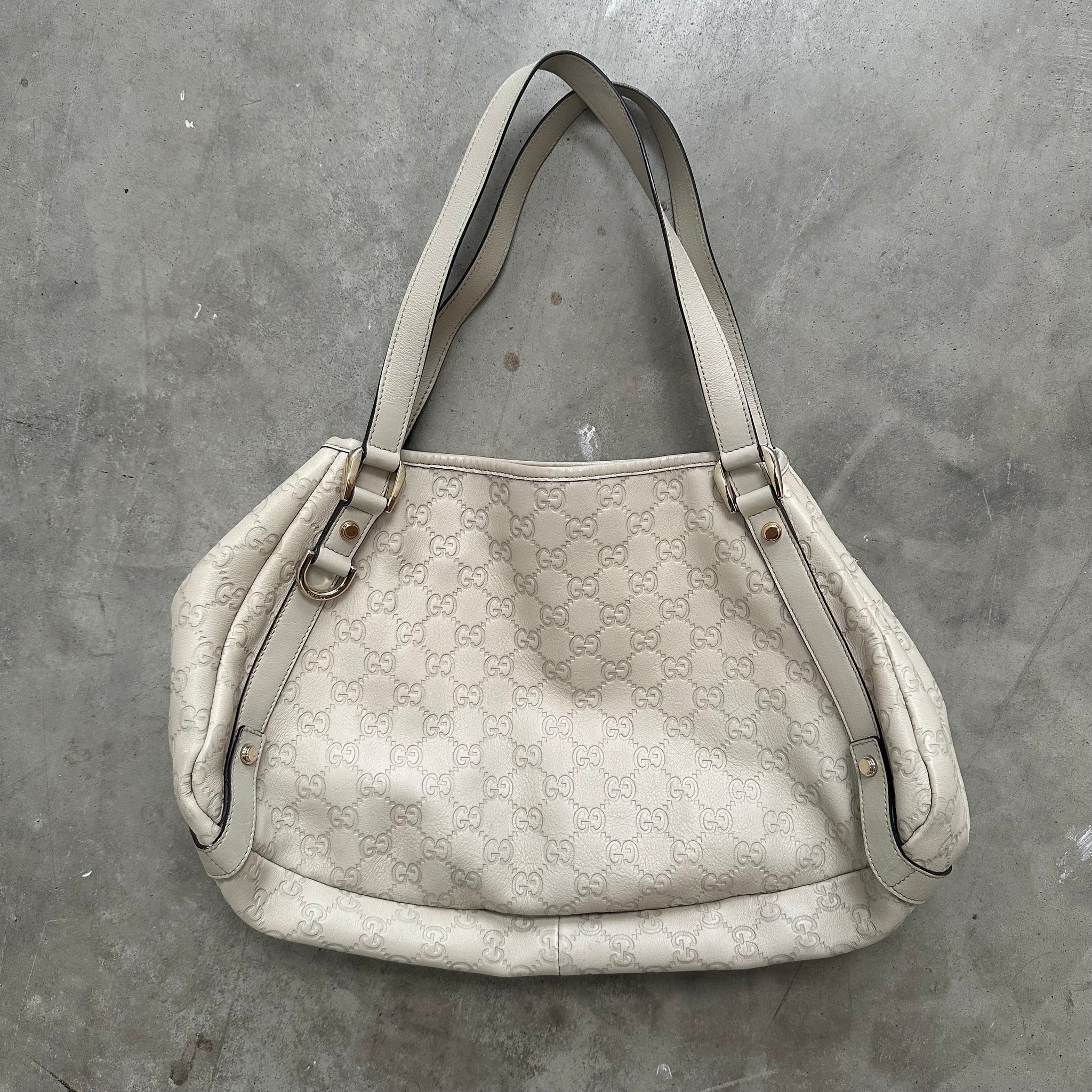 Gucci Guccissima Abbey Shoulder Tote Bag