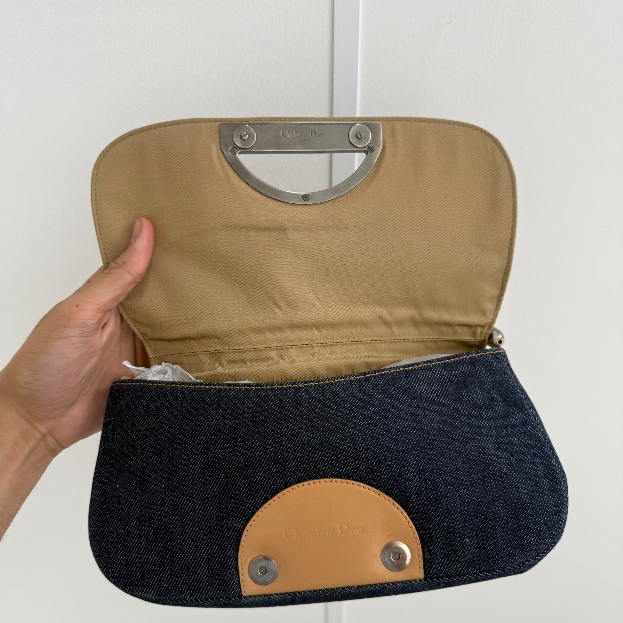 Dior Malice Denim Shoulder Bag