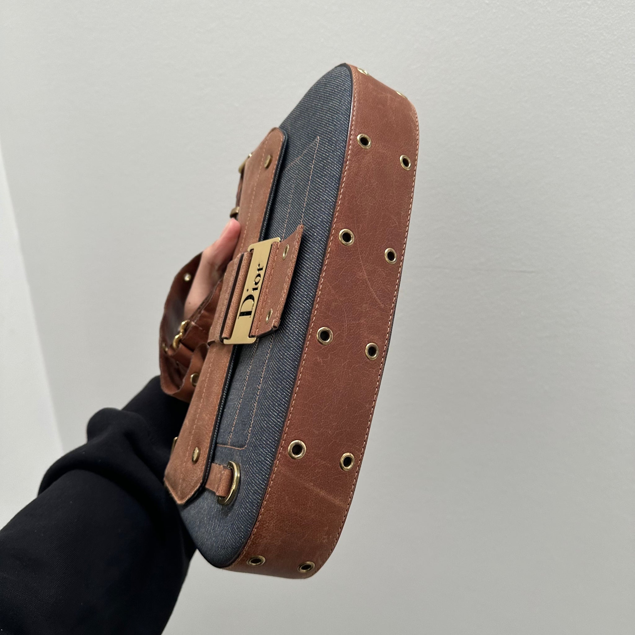 Christian Dior Denim Street Chic Columbus Bag