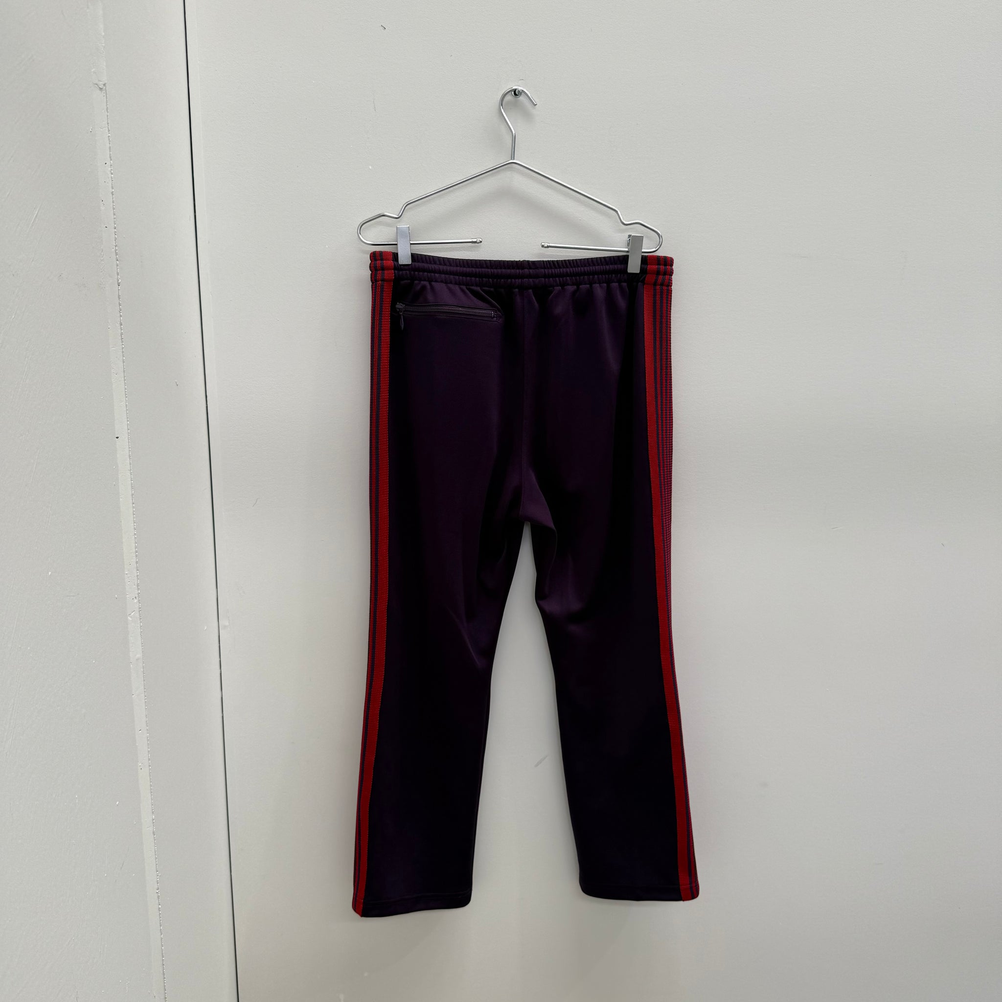 Needles Track Pant Poly Smooth Purple/Red (Size M)