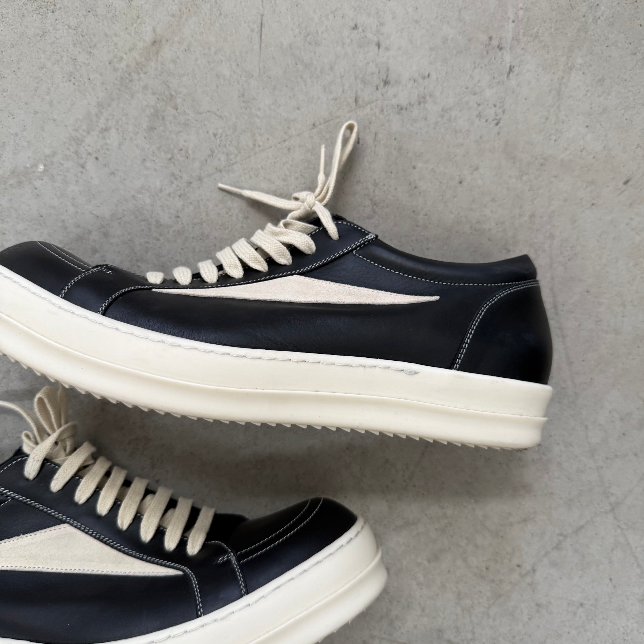 Rick Owens Black Vintage Sneakers (EU46)