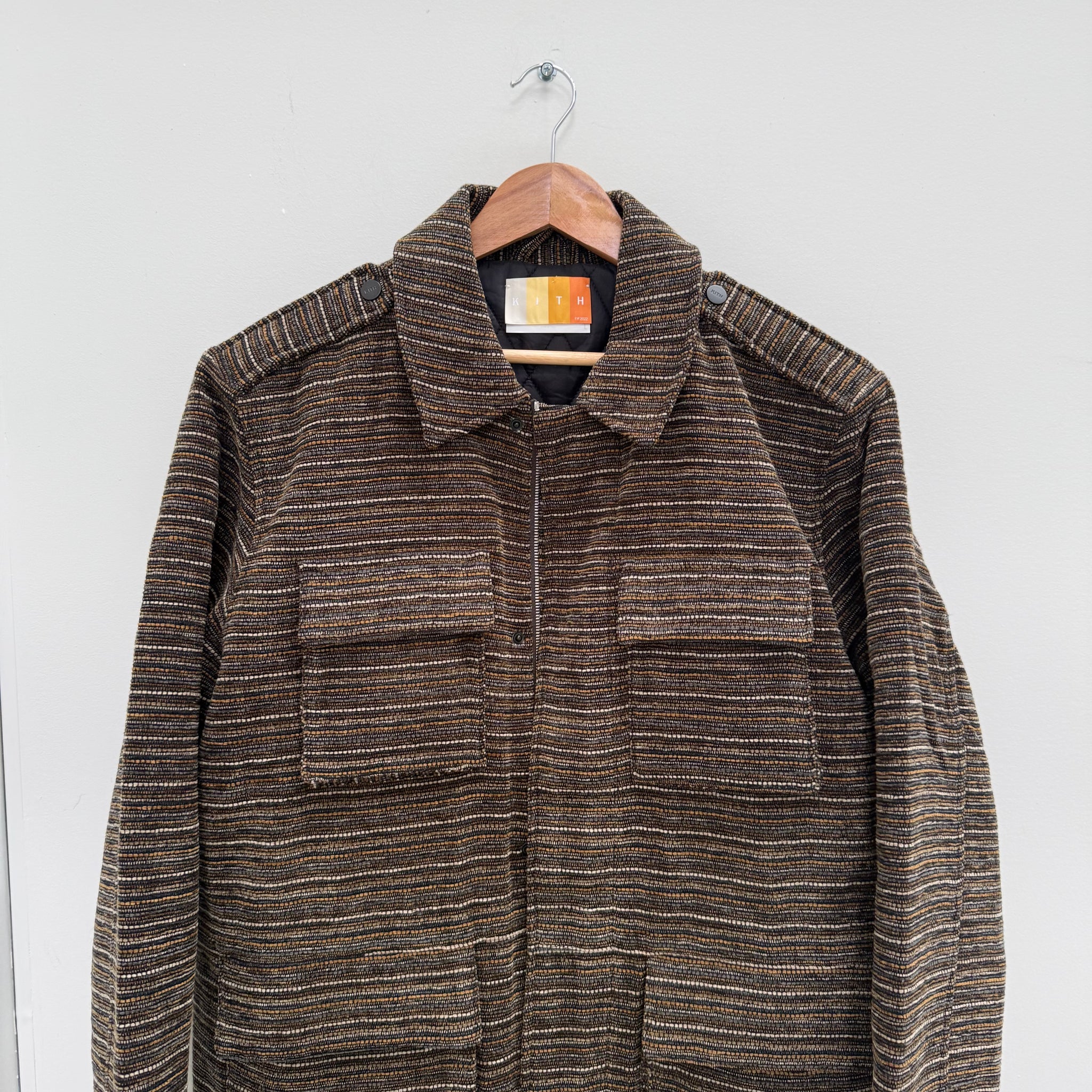 Kith Striped Chenille Duane Field Jacket (Size L)