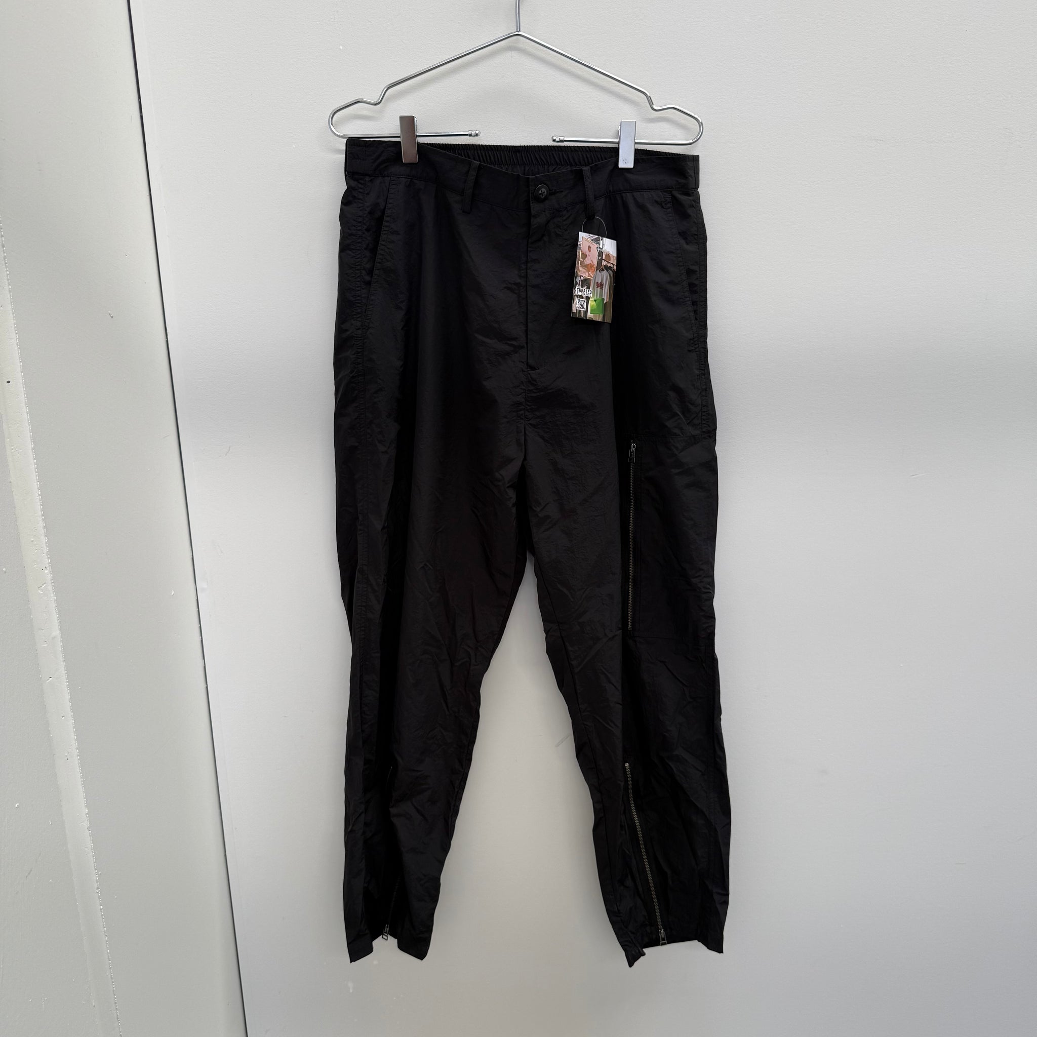 Beams Lights Parachute Zip Pants Black (Size L)