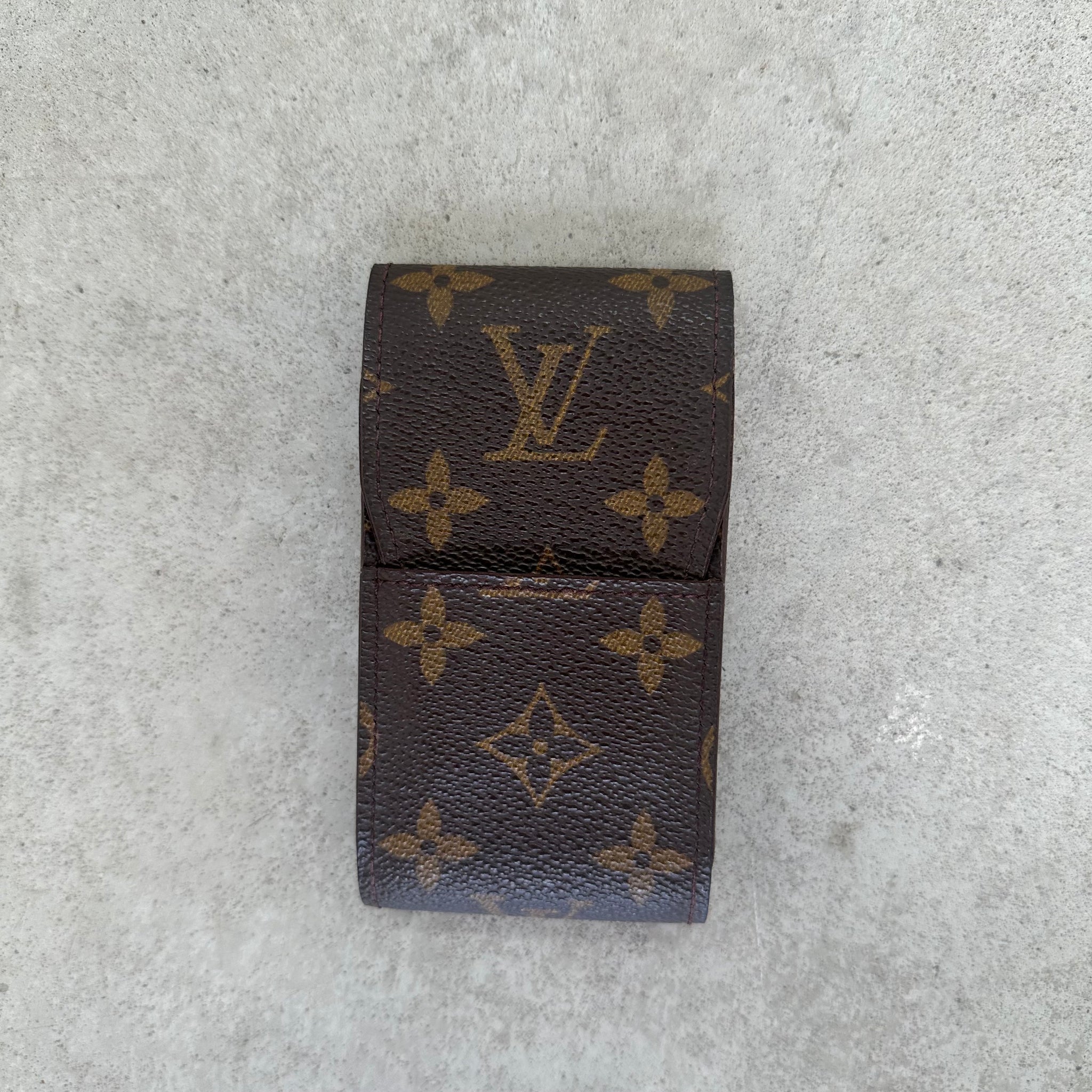 Louis Vuitton Monogram Cigarette Case Brown