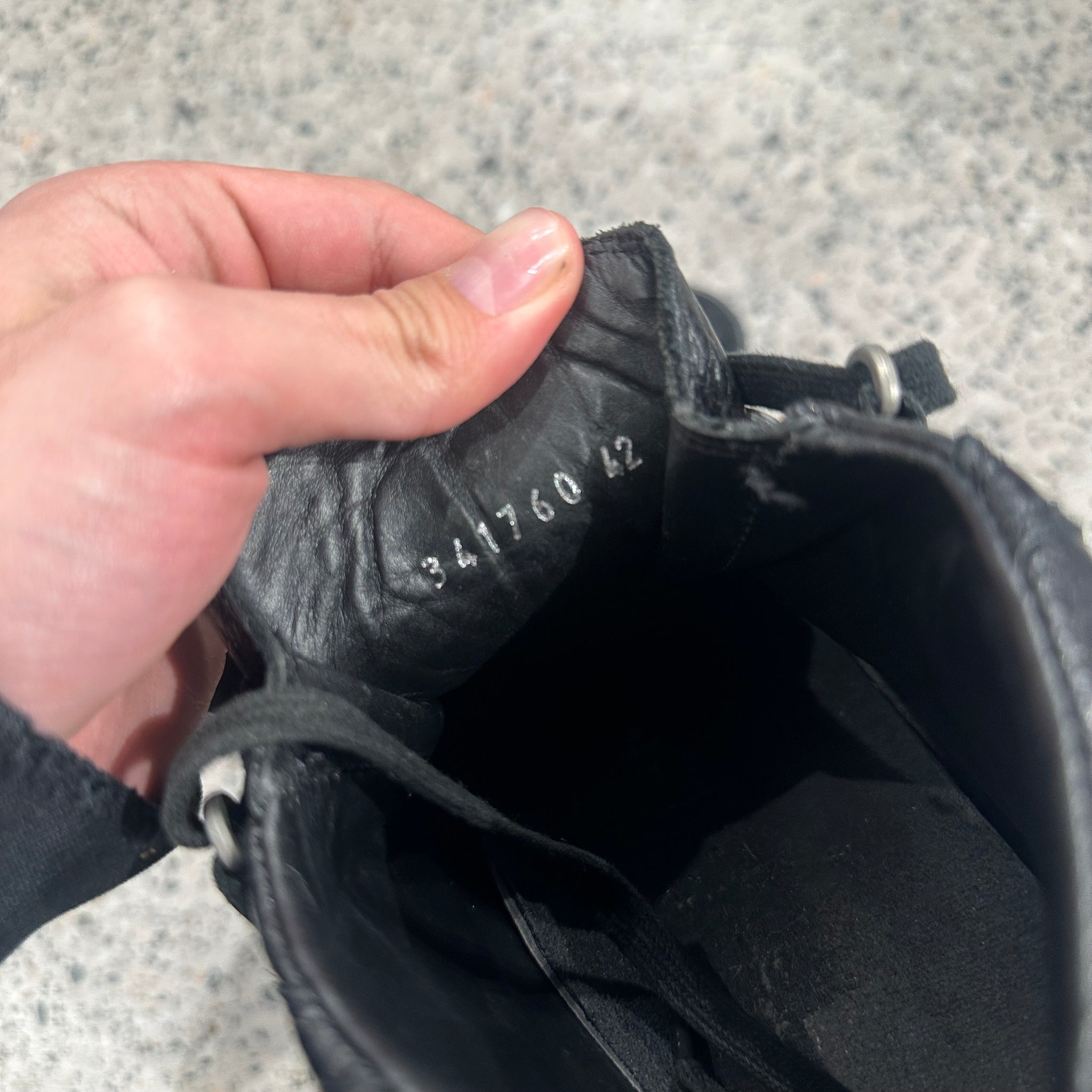 Balenciaga Black Arena High Black Leather (EU42 / US9)