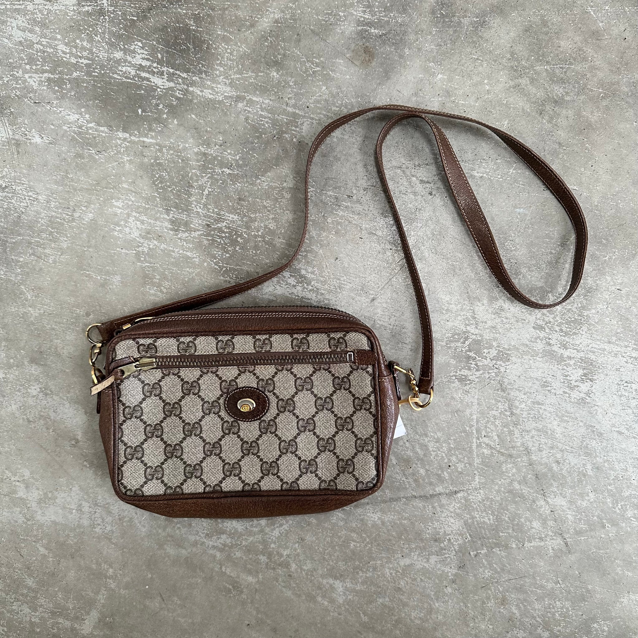 Gucci GG Monogram PVC Supreme Shoulder Bag