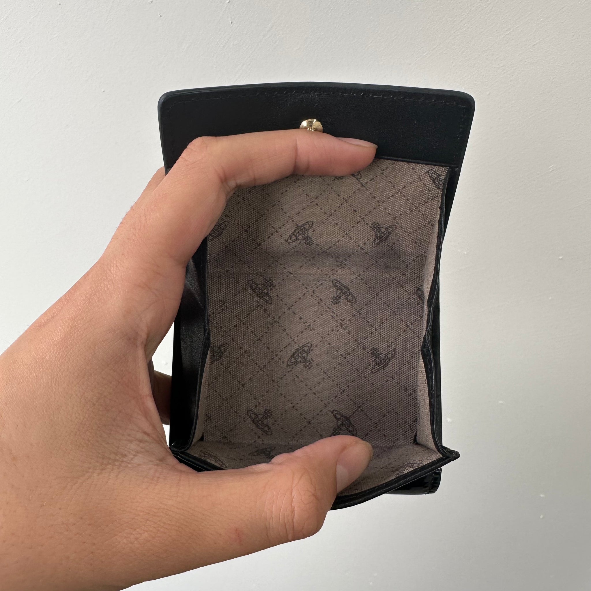 Vivienne Westwood Patent Leather Logo Orb Wallet