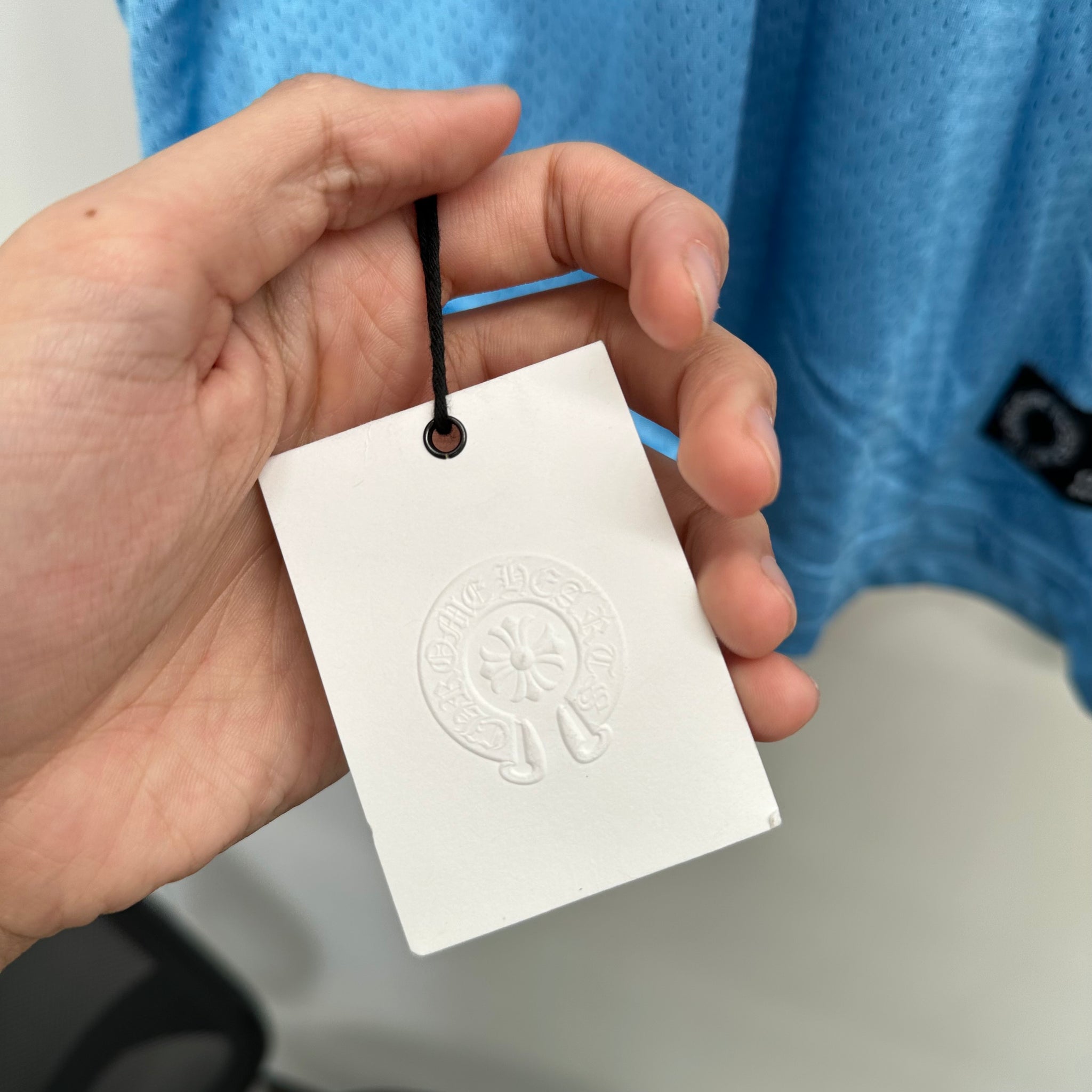 Chrome Hearts Stadium Mesh Blue Tshirt Jersey (Size M)