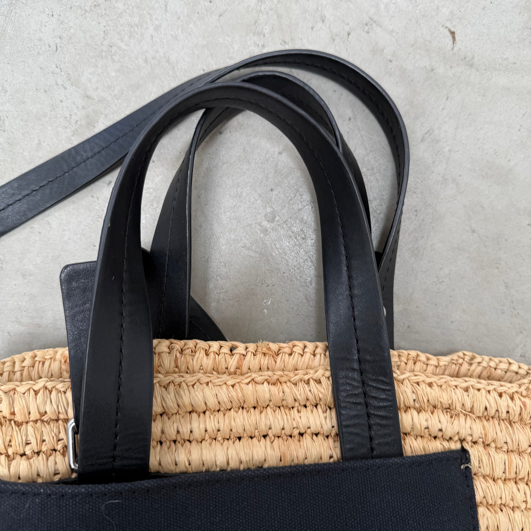 Kenzo Summer Basket Raffia Shopping Bag