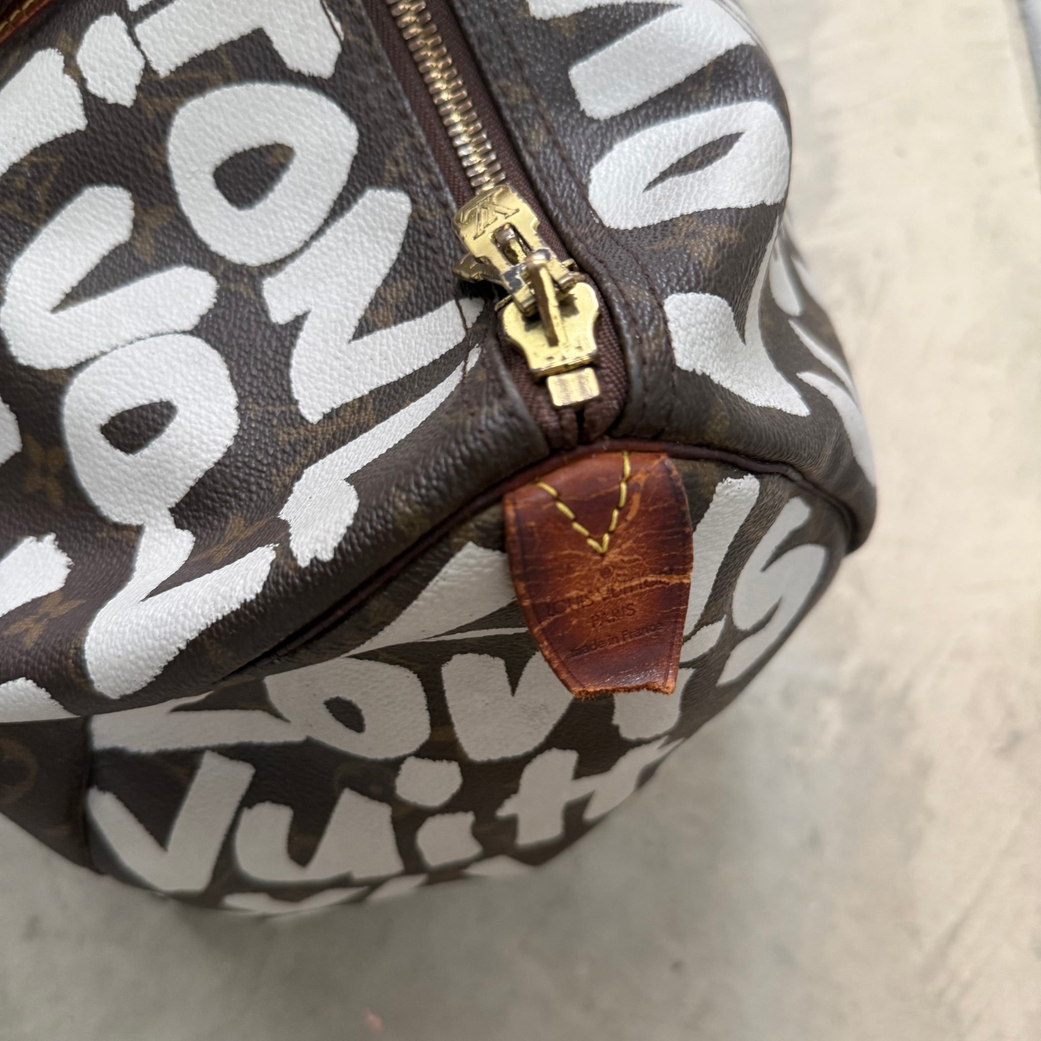 Louis Vuitton Monogram Stephen Sprouse Graffiti Keepall 50 Duffle Bag