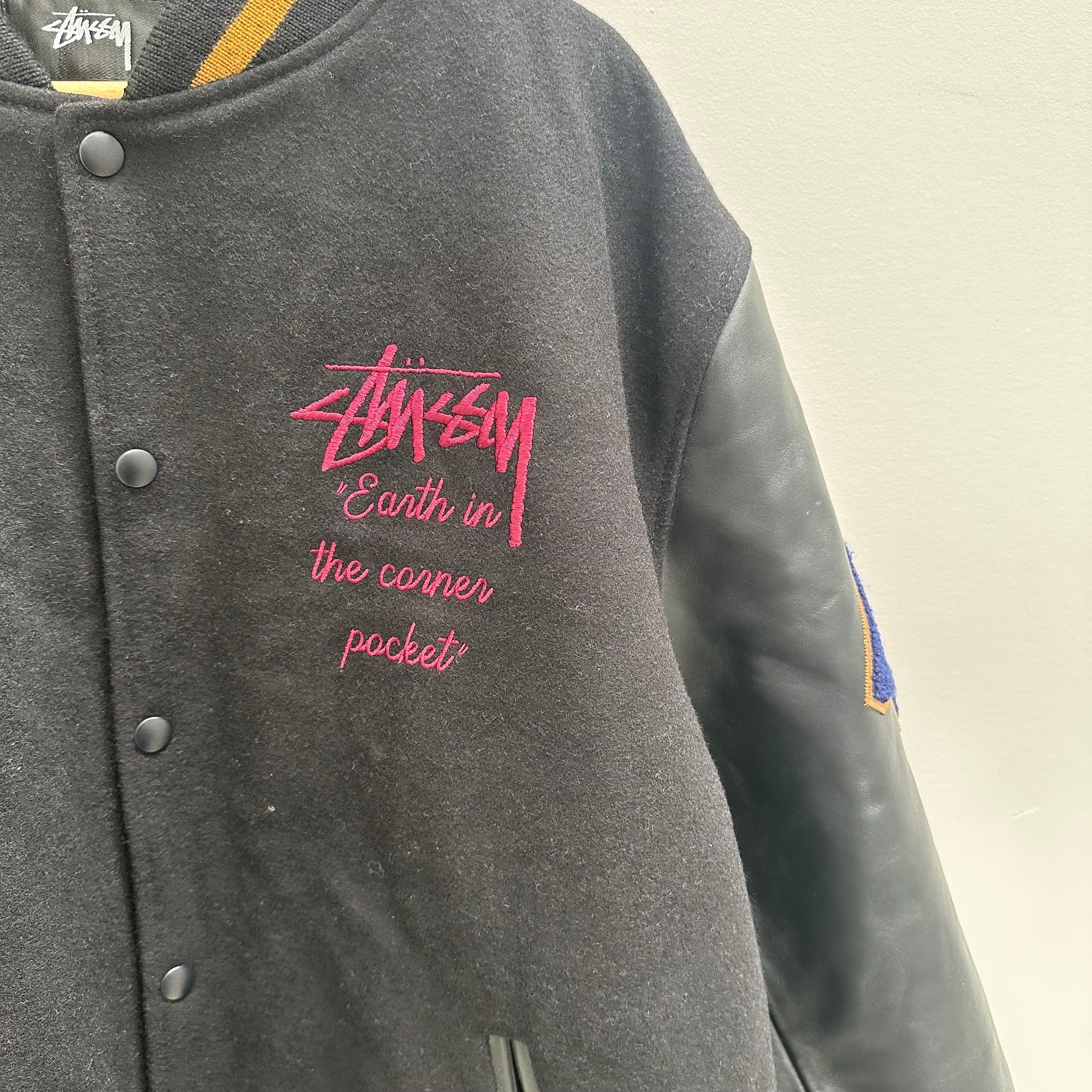 Stussy 40th Anniversary IST 8 Ball Varsity Jacket (Size XXL)
