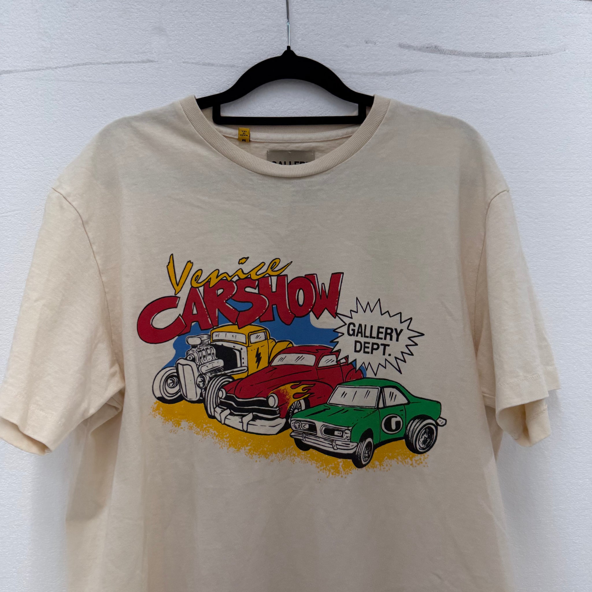 Gallery Dept Car Show Cream Tee SS22 Size M