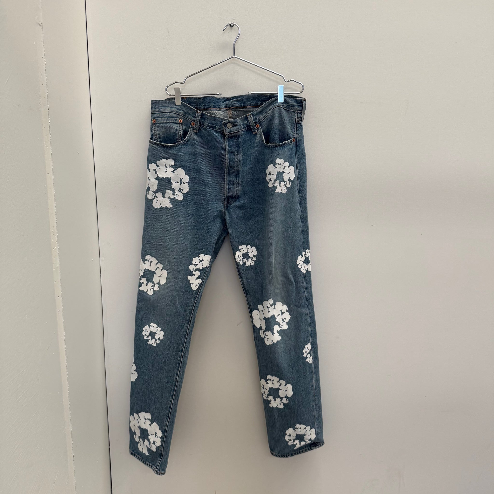 Denim Tears Cotton Wreath Jeans Light Blue (Size W38 x L34)