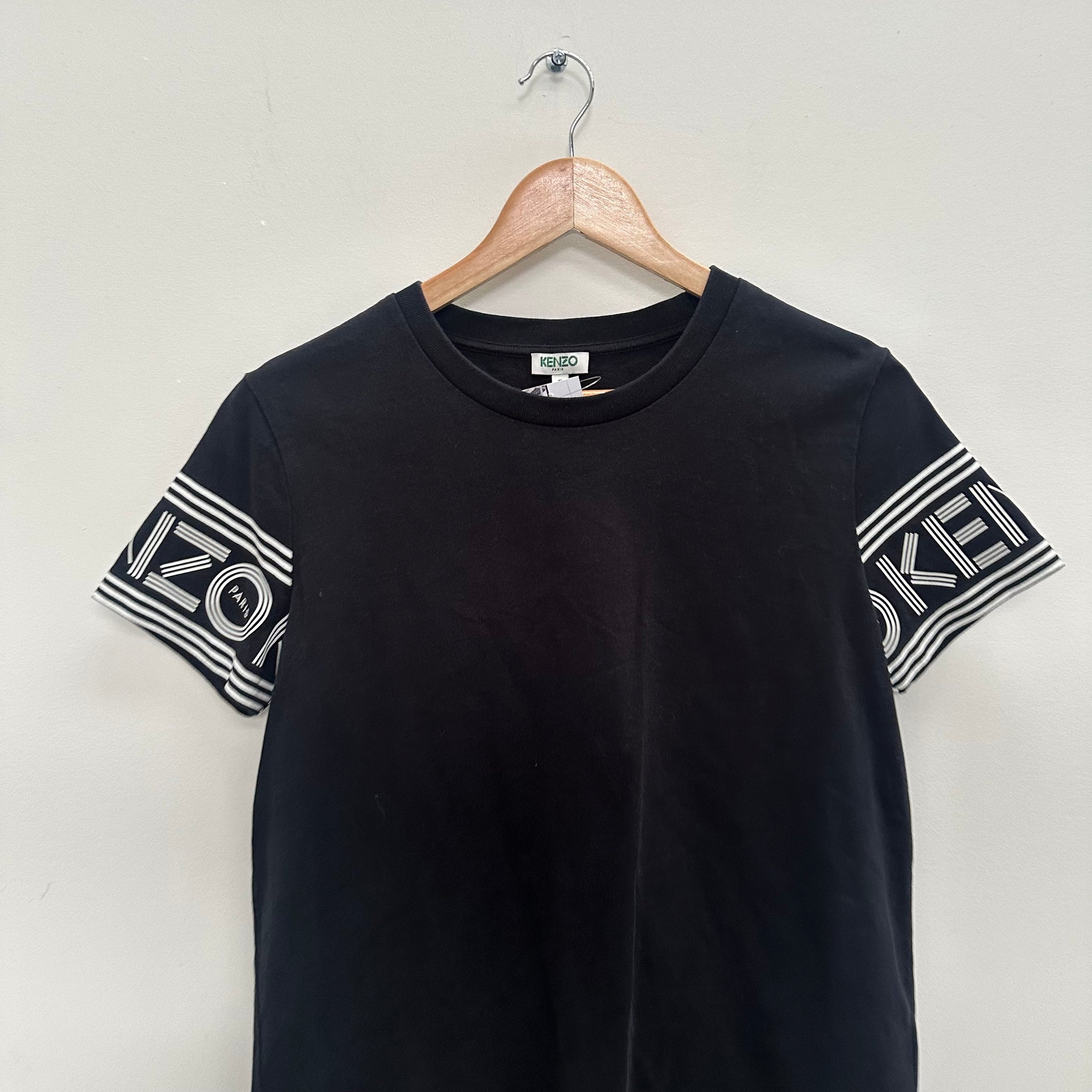 Kenzo Black Sleeve Logo Tshirt (Size S)