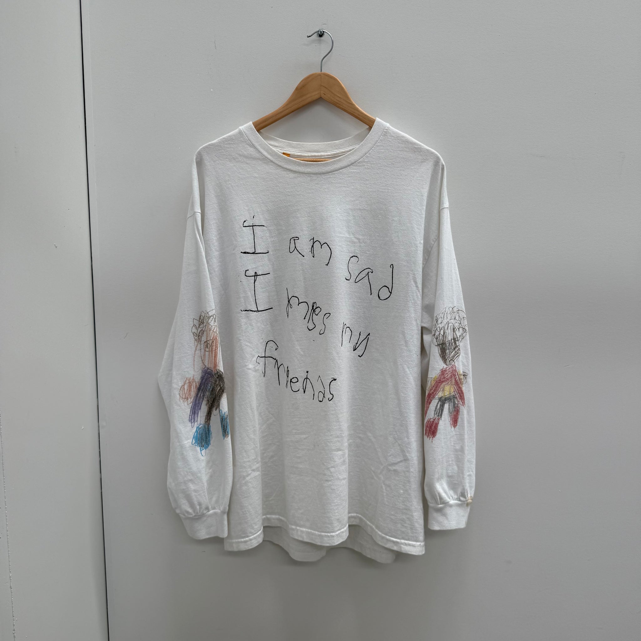 Gallery Dept I Miss My Friends L/S Tee White (Size L)