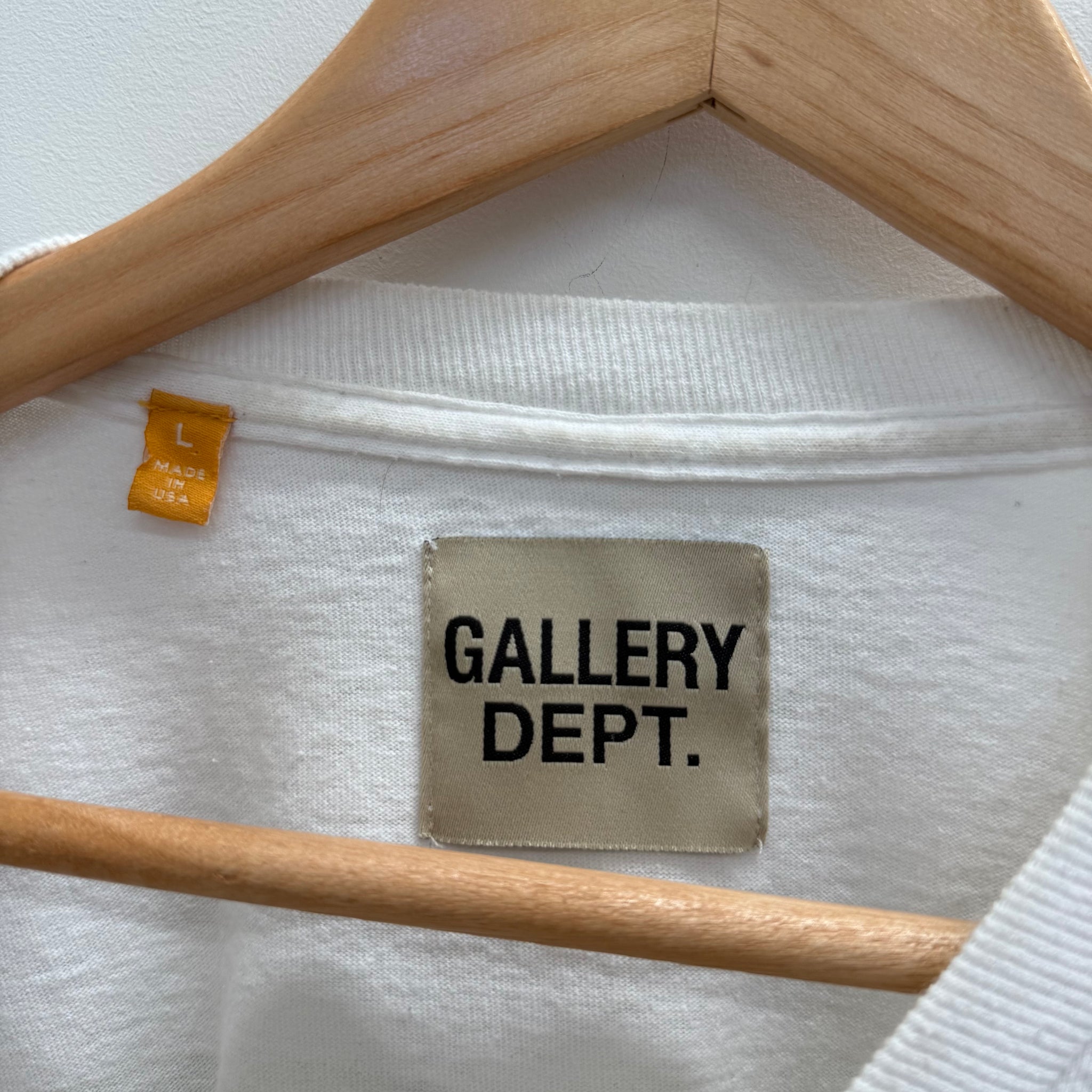 Gallery Dept I Miss My Friends L/S Tee White (Size L)