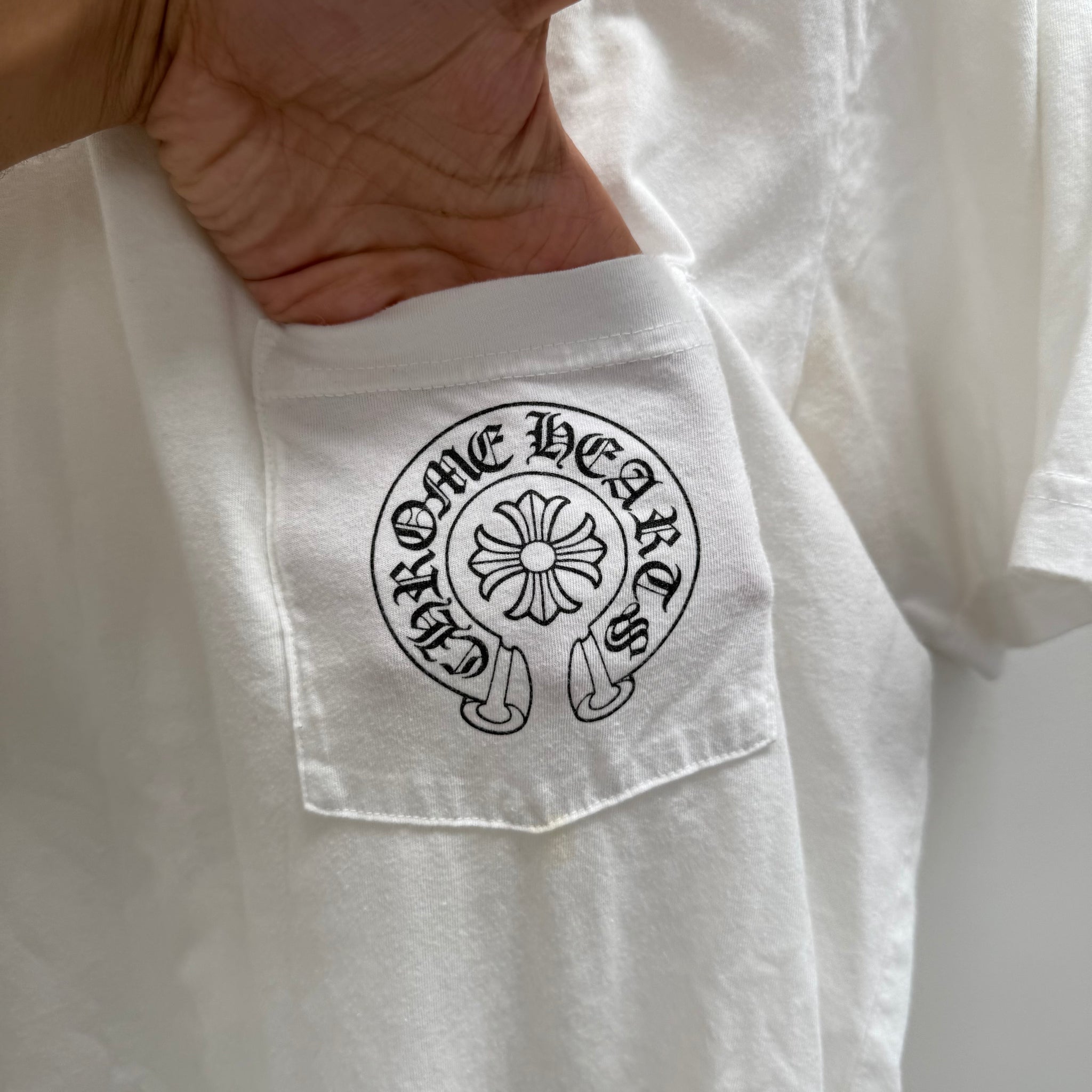Chrome Hearts Hong Kong White T-shirt (Size XL)