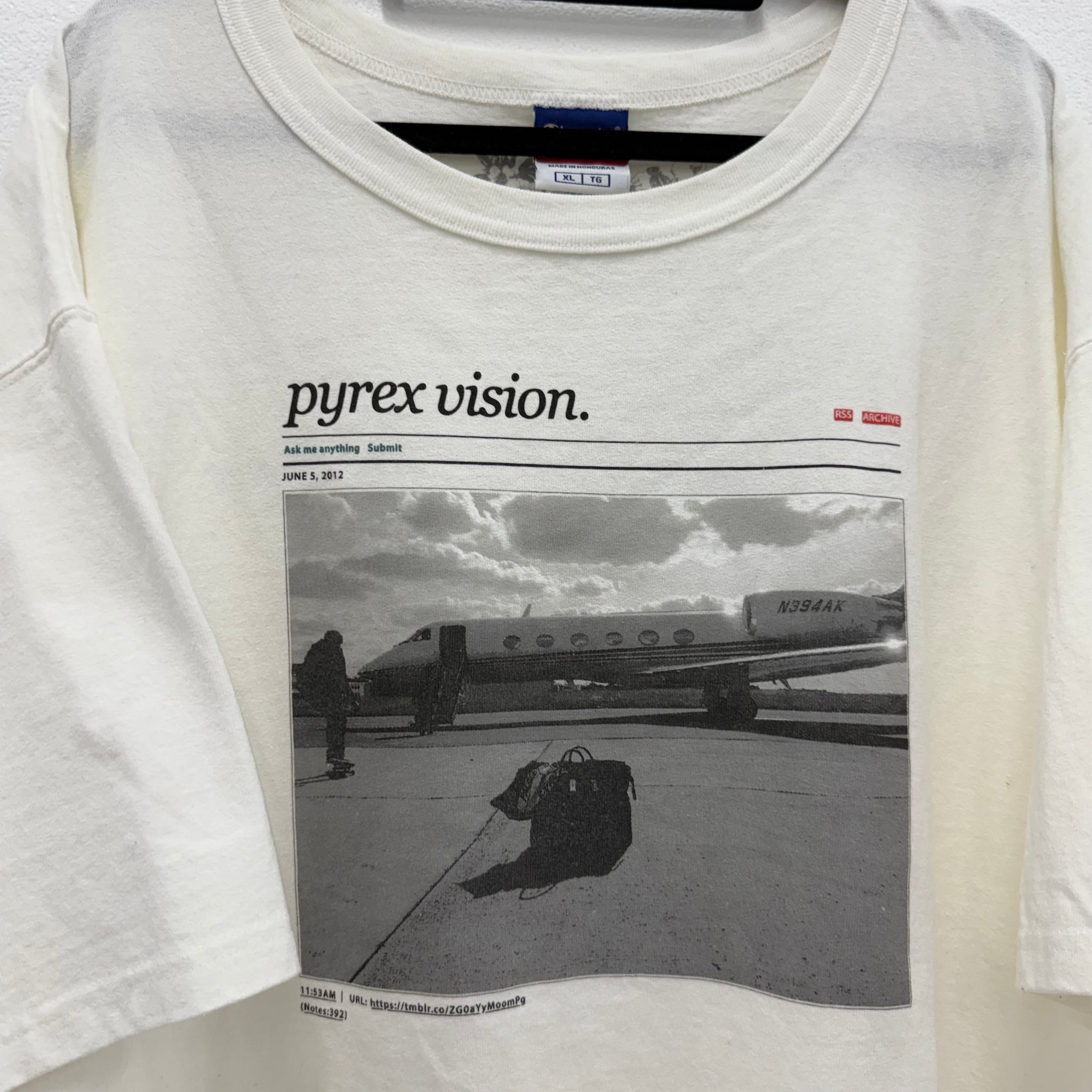 Denim Tears Pyrex Vision Tee White (Size XL)