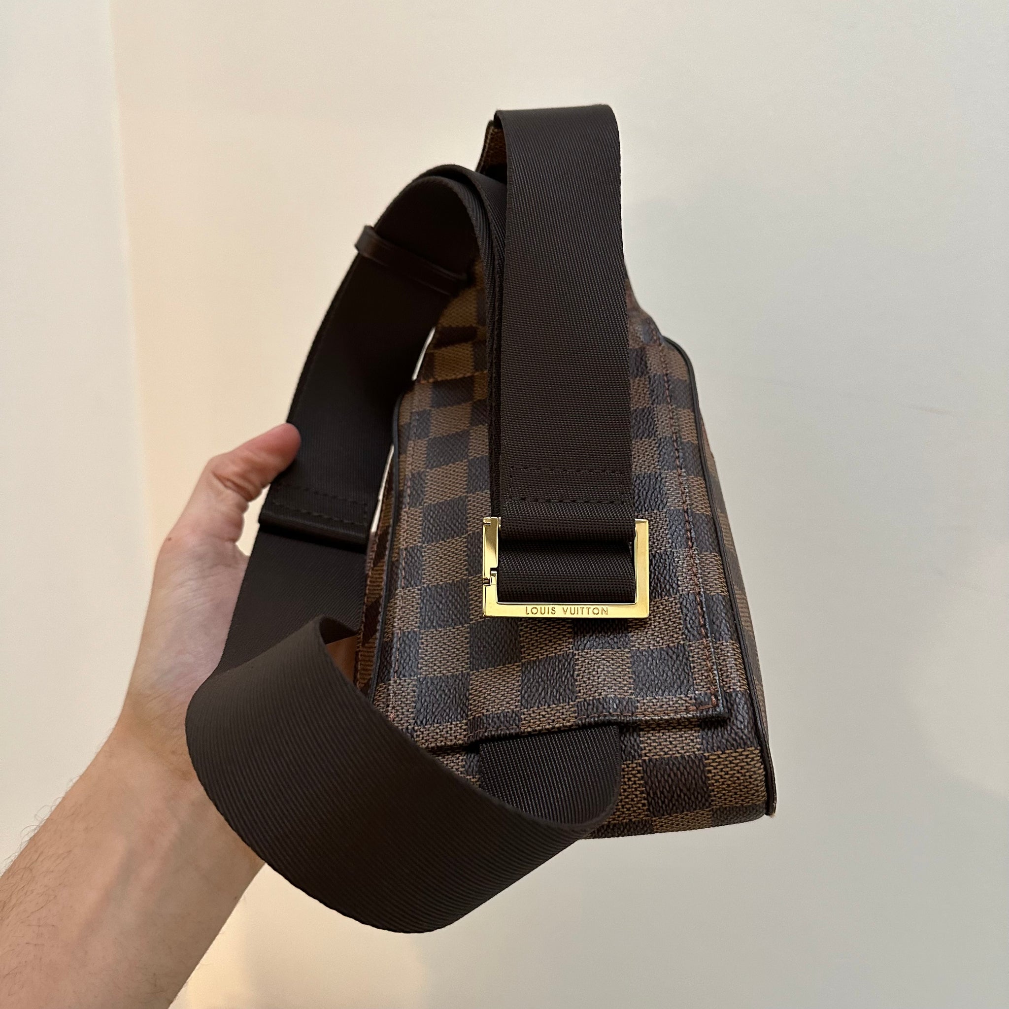 Louis Vuitton Geronimos Brown Damier Shoulder / Belt Bag