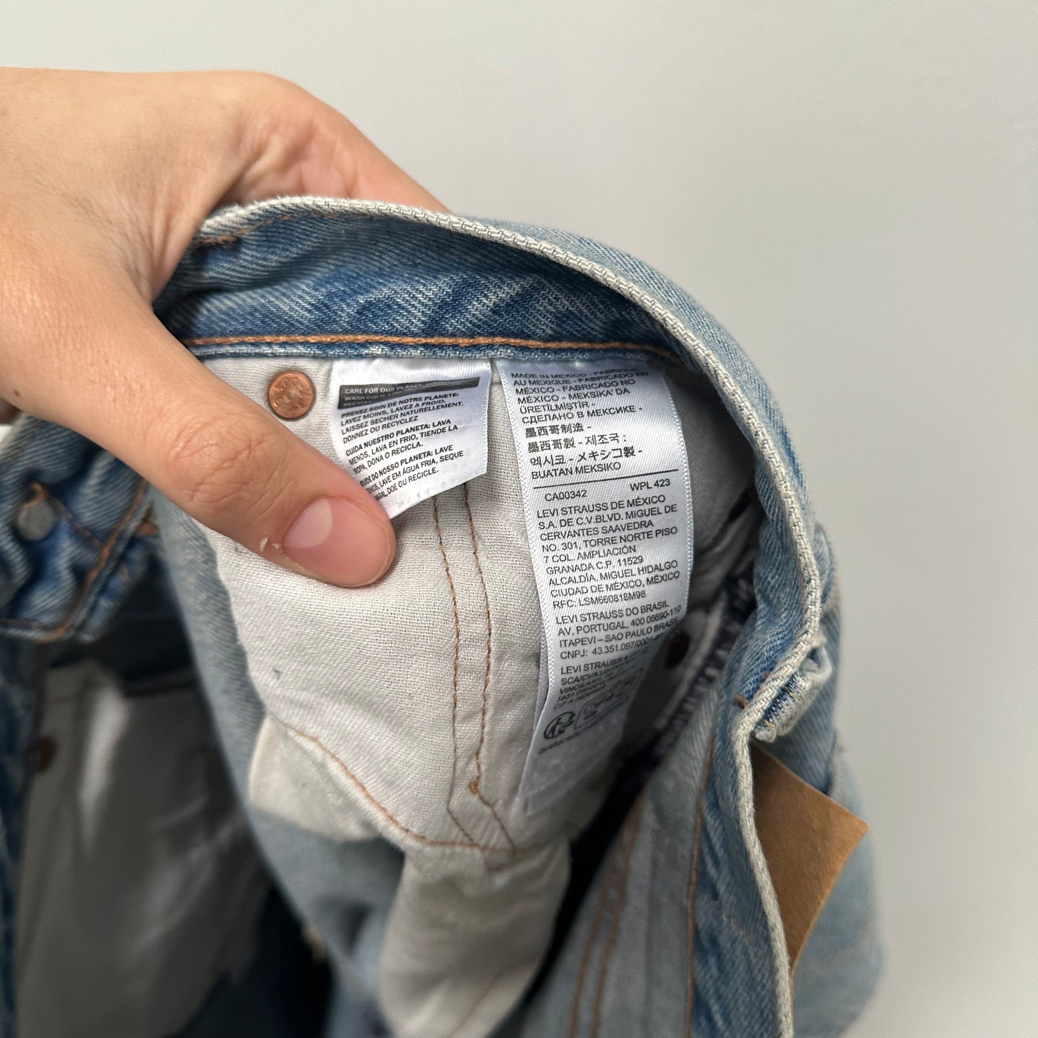 Denim Tears Levi's Cotton Wreath Blue Jeans 30 X 32