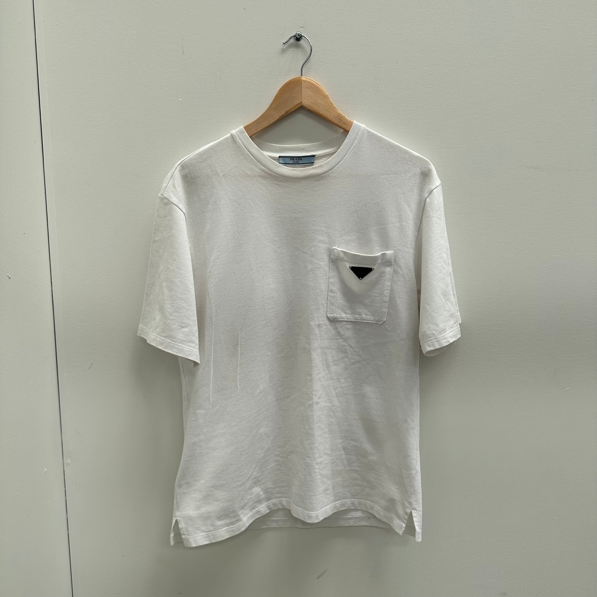 Prada Jersey T-Shirt White (Size XS)