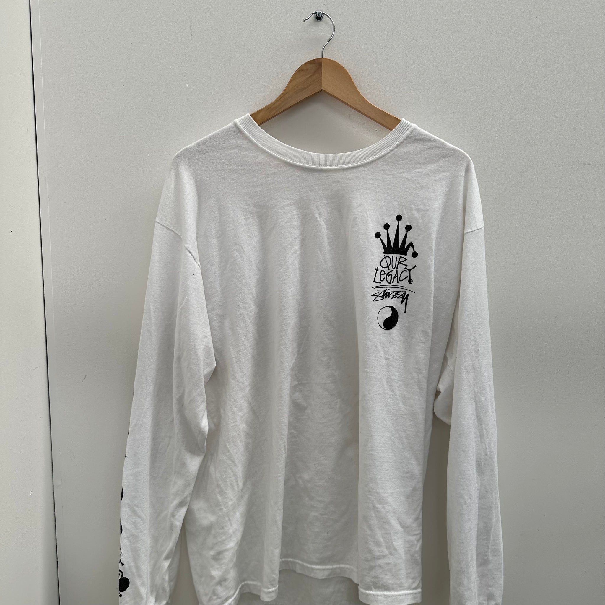 Our Legacy Stussy Logo Long Sleeve (Size XL)