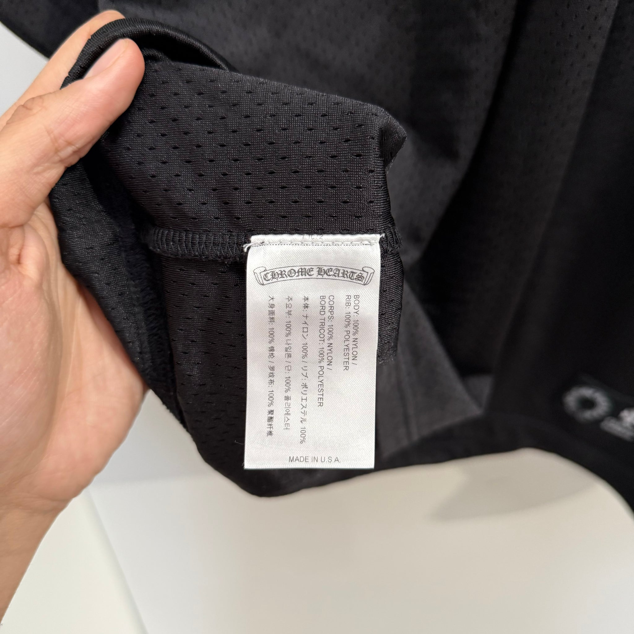 Chrome Hearts Mesh Black Jersey (Size L)