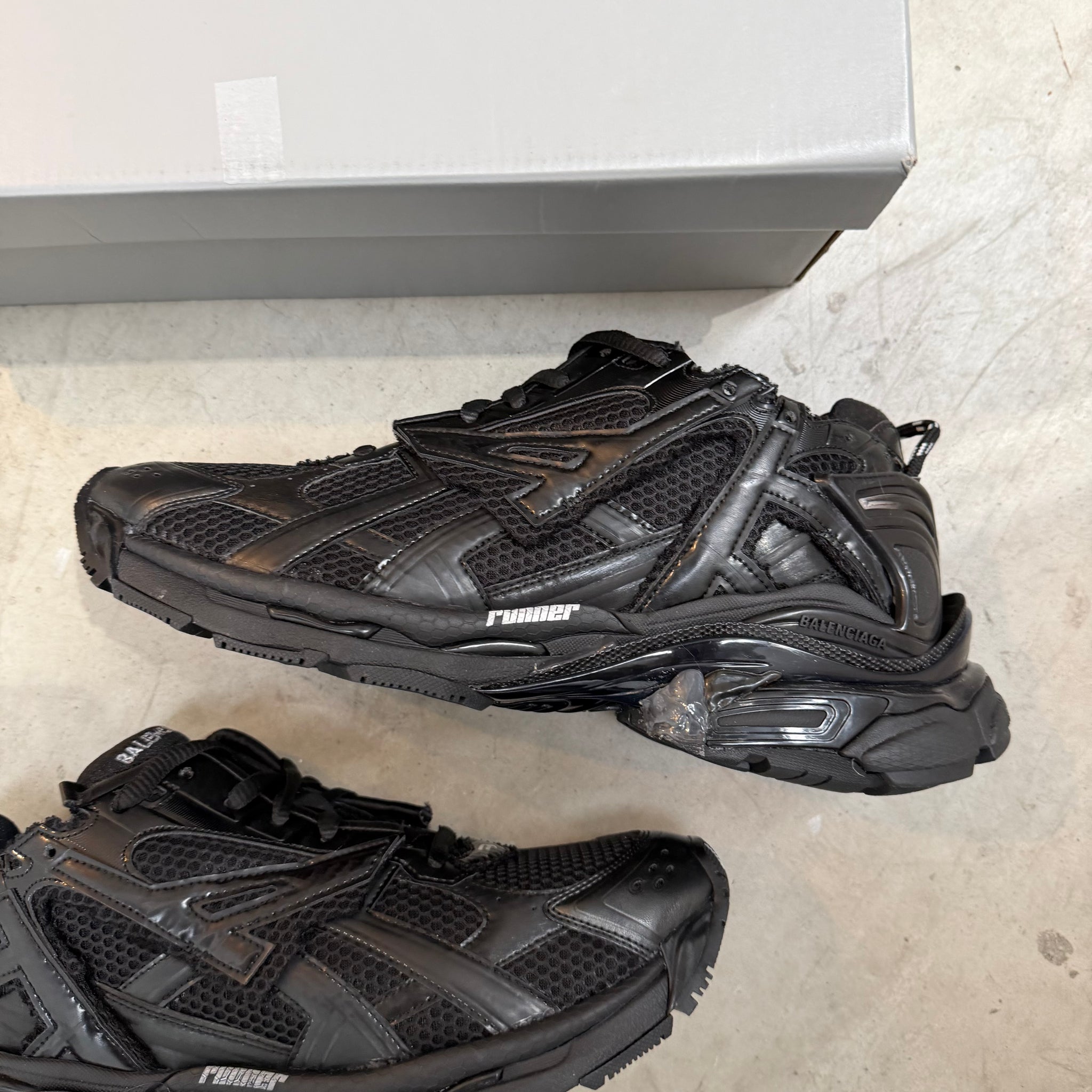 Balenciaga Black Runner Sneaker (EU46/US13)