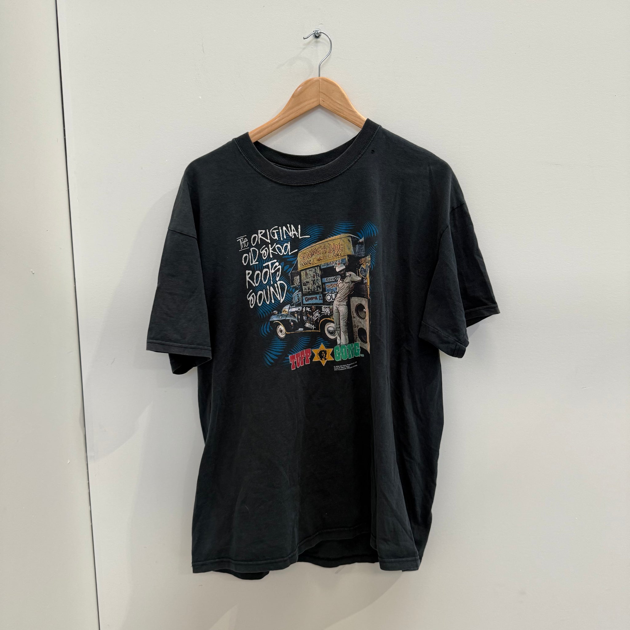 Vintage Tuff Gong Bob Marley Logo T Shirt (Size XL)