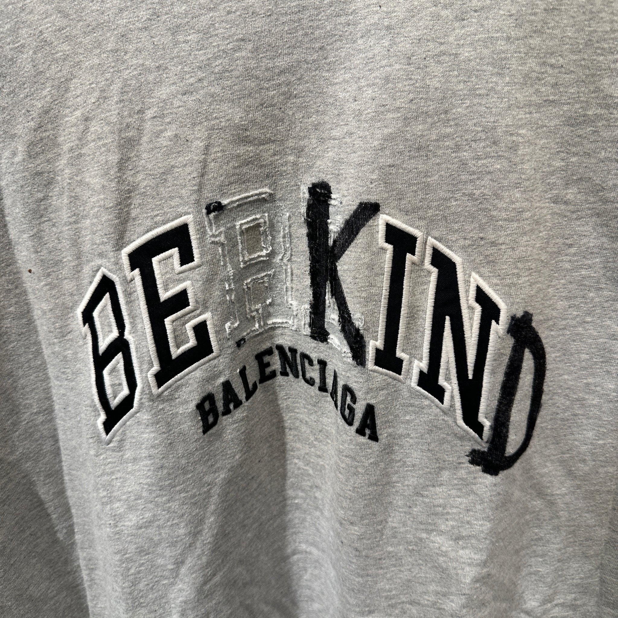 Balenciaga Be Kind Grey T Shirt (Size 2)